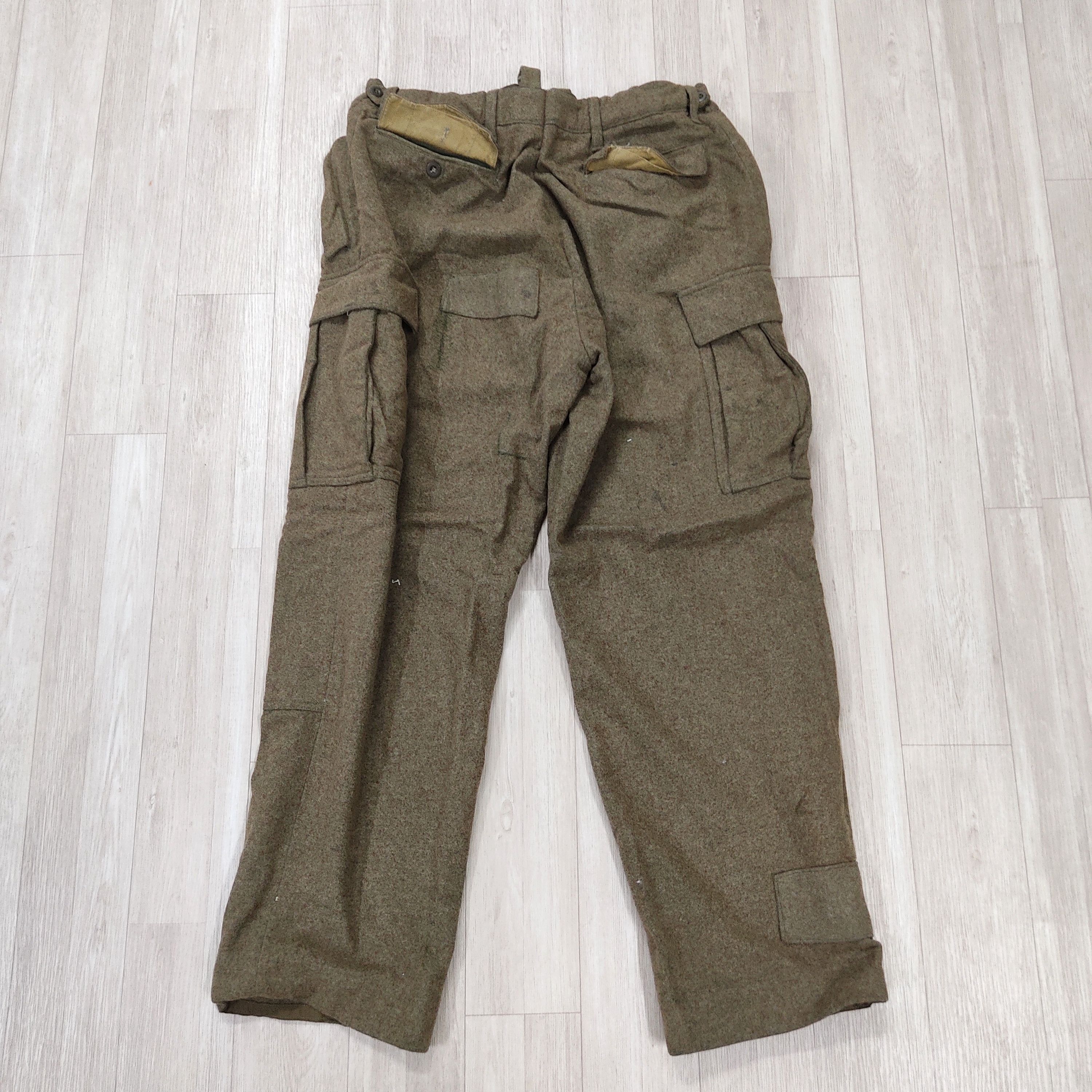 Vintage Vintage OG 60s Kurt Begemann Heavy Wool Combat Pants Size US 33 - 8 Thumbnail