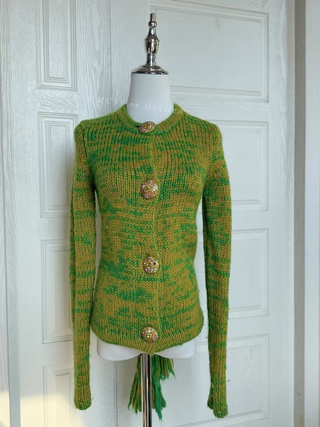 Manish Arora Manoush Wool Mohair Blend Cardigan Size XS / US 0-2 / IT 36-38 - 1 Thumbnail