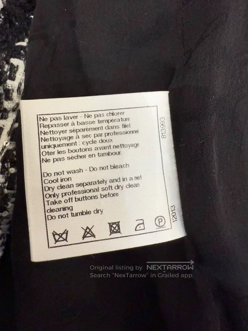 Chanel Chanel Black and white sequined short coat Size S / US 4 / IT 40 - 7 Thumbnail