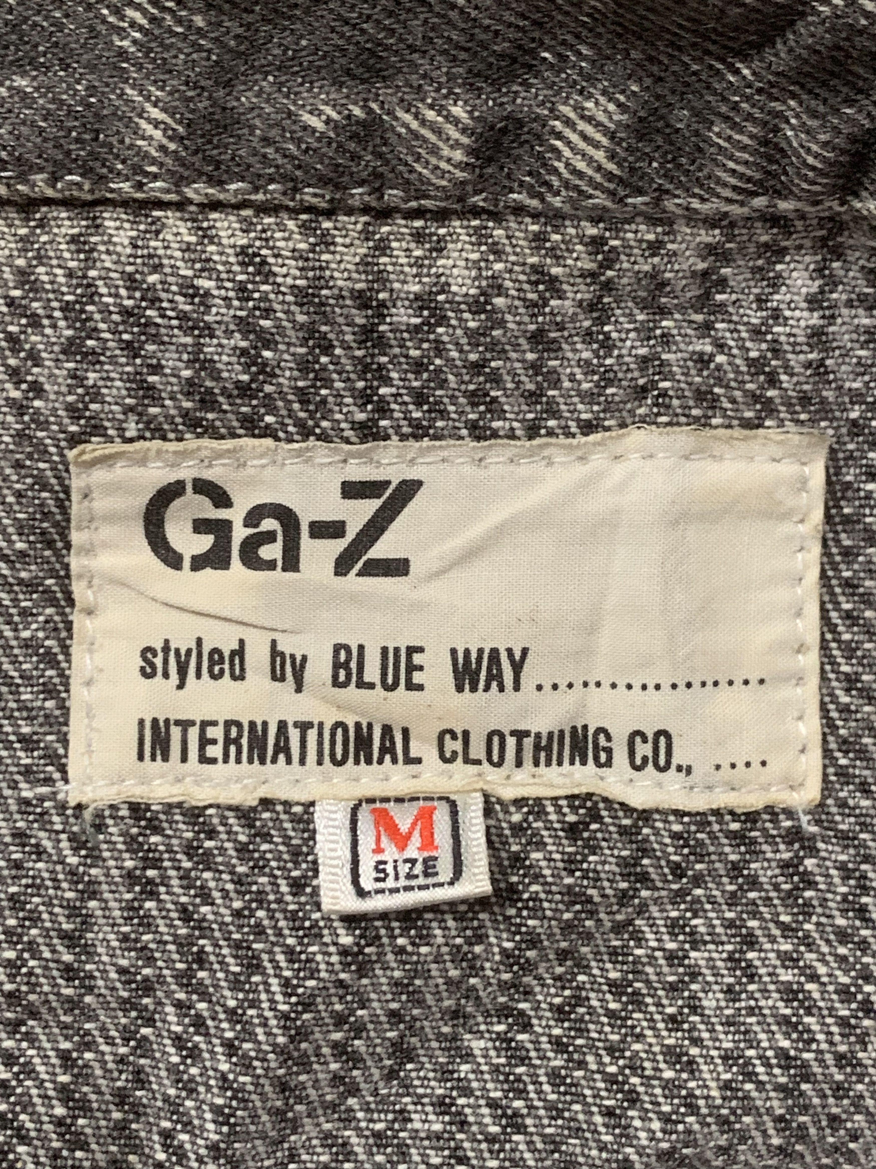 Japanese Brand Rare Design Vintage Ga-Z Blue Way Denim Jackets Size US M / EU 48-50 / 2 - 4 Thumbnail