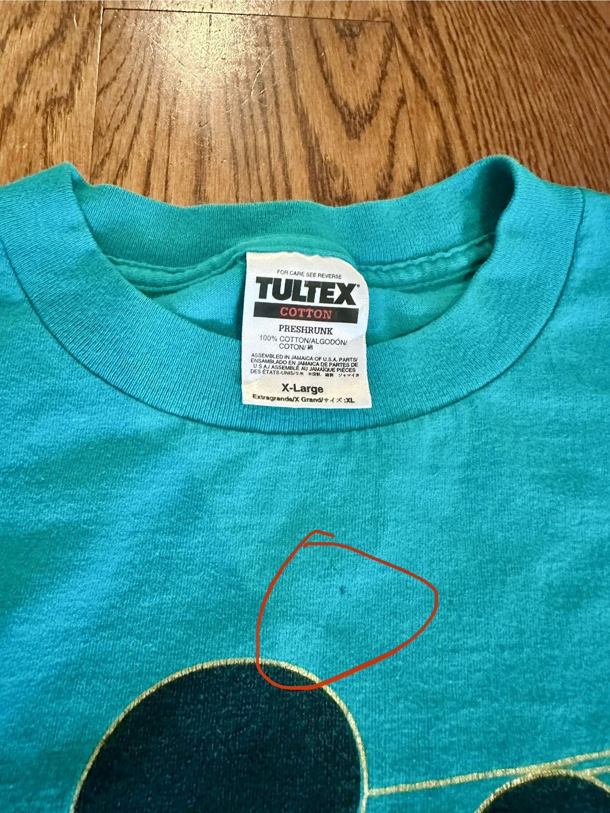 Disney × Tultex Mickey Mouse TShirt Chicago Tuktex 90s Cartoon Disney XL Size US XL / EU 56 / 4 - 3 Thumbnail