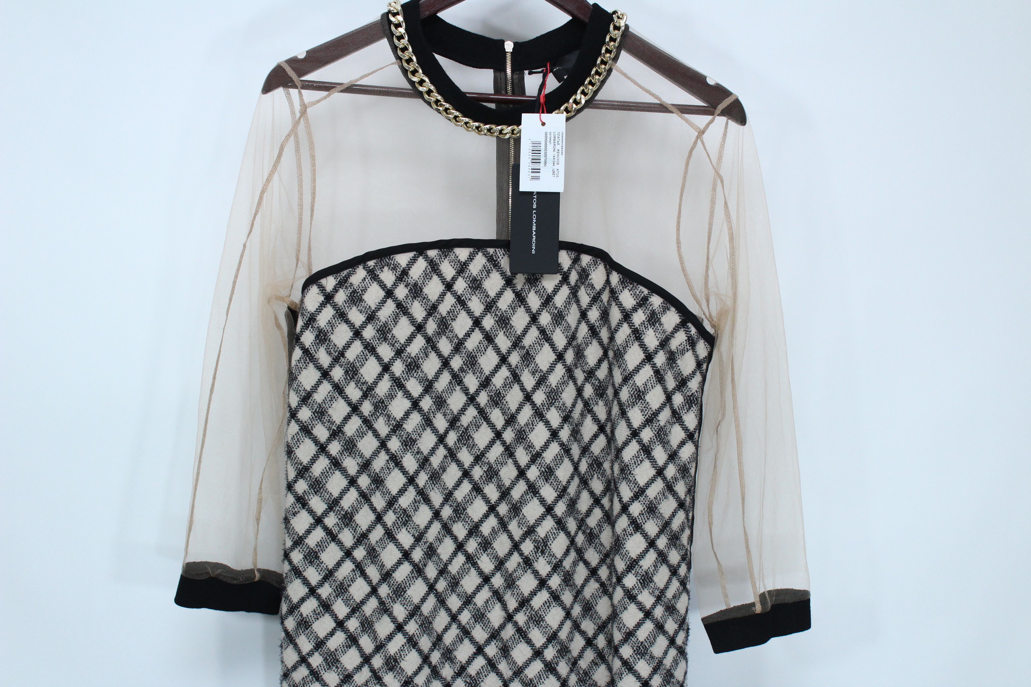 Atos Lombardini Dress Womens Size 42 Made In Italy Vintage