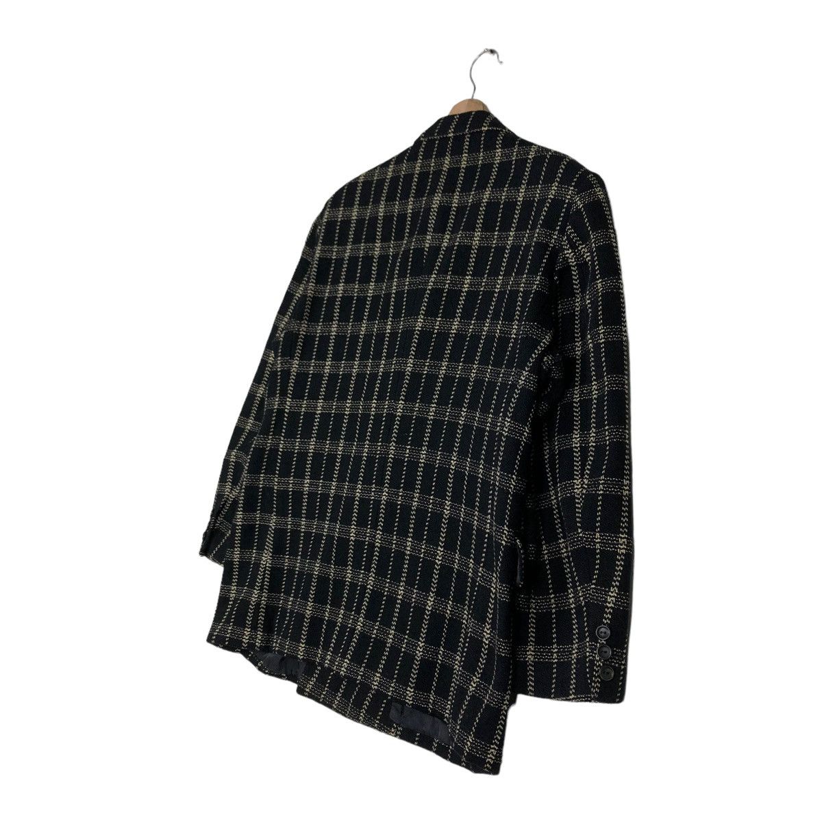 Yohji Yamamoto 🔥VINTAGE YOHJI YAMAMOTO Y’S DOUBLE BREAST JACKET TARTAN Size US S / EU 44-46 / 1 - 10 Thumbnail