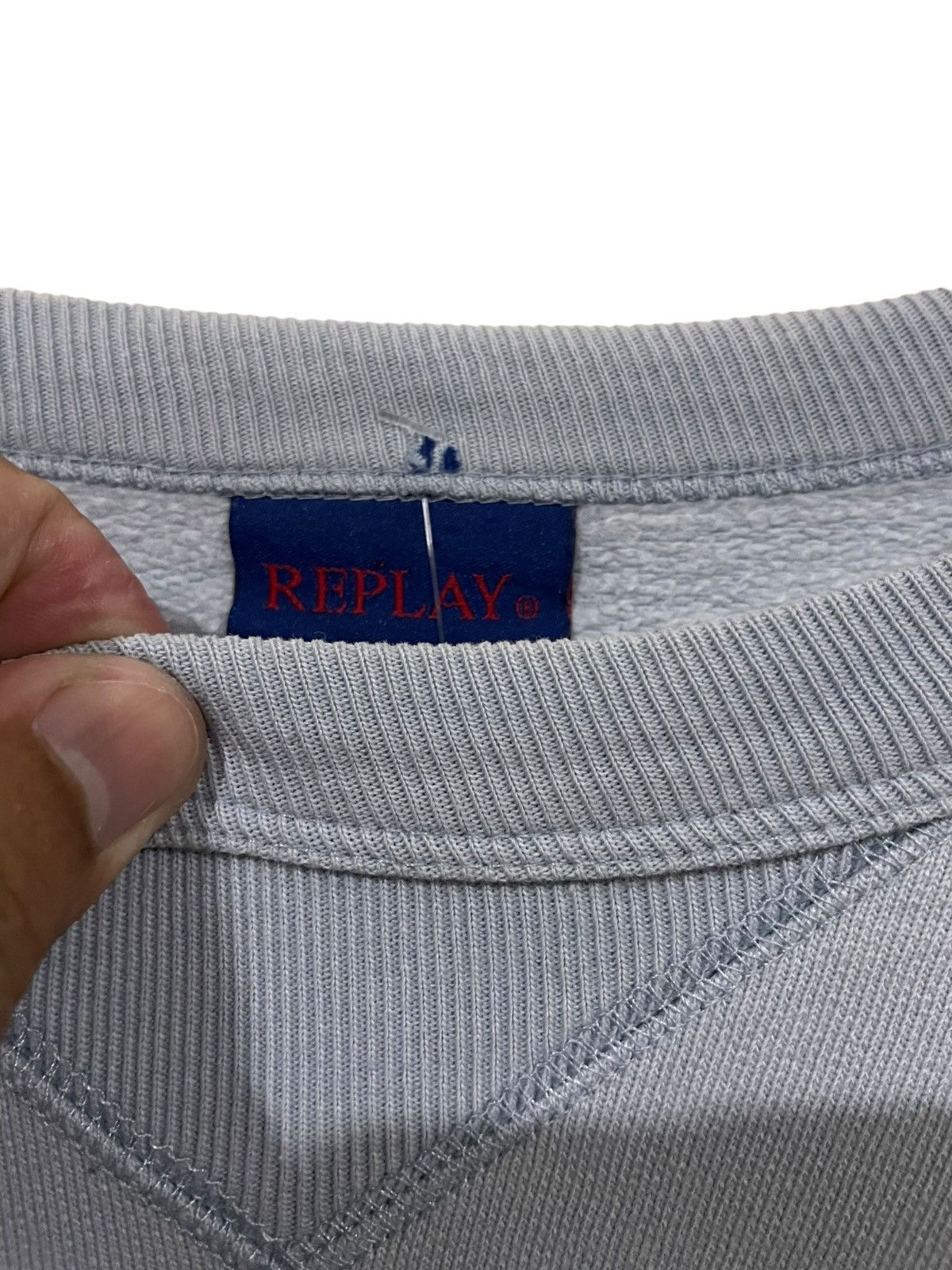Grailed × Replay Replay Vintage Distressed Sweatshirt Size US M / EU 48-50 / 2 - 9 Thumbnail