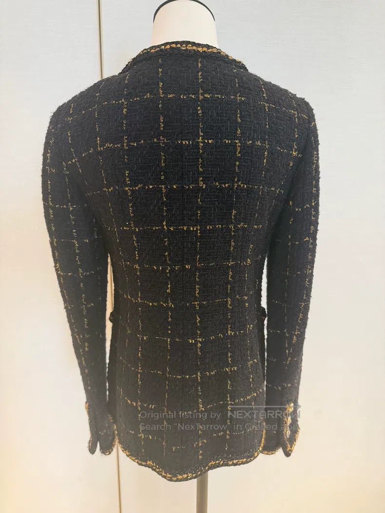 Chanel Chanel 16-year-old black and gold chair series jacket Size XS / US 0-2 / IT 36-38 - 2 Thumbnail