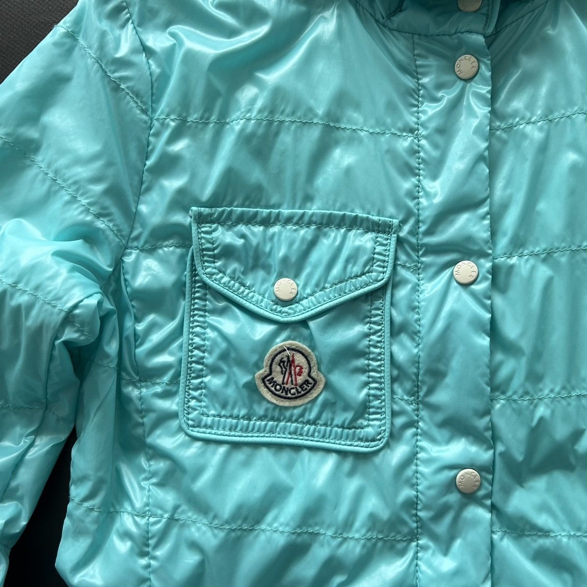 Moncler Luxury Moncler Women’s Polyamide Blue Light Jacket Size XS Size XS / US 0-2 / IT 36-38 - 9 Thumbnail