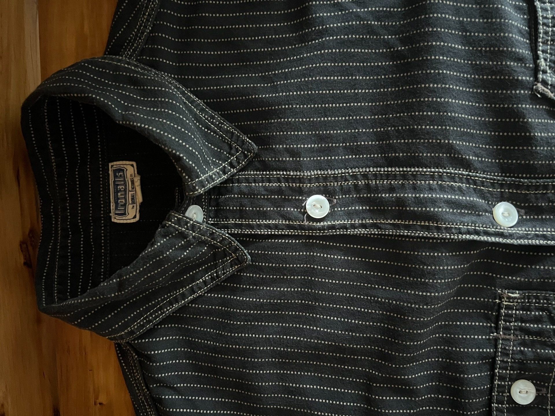 Freewheelers Freewheelers Black Wabash Work Shirt Size US M / EU 48-50 / 2 - 8 Thumbnail