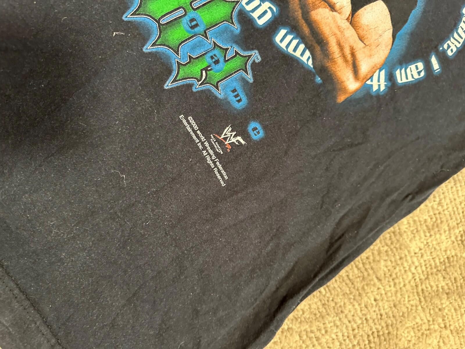 WWE Vintage 2000 WWF Triple H T-Shirt - WWE - Wrestling - 90s Size US L / EU 52-54 / 3 - 5 Thumbnail