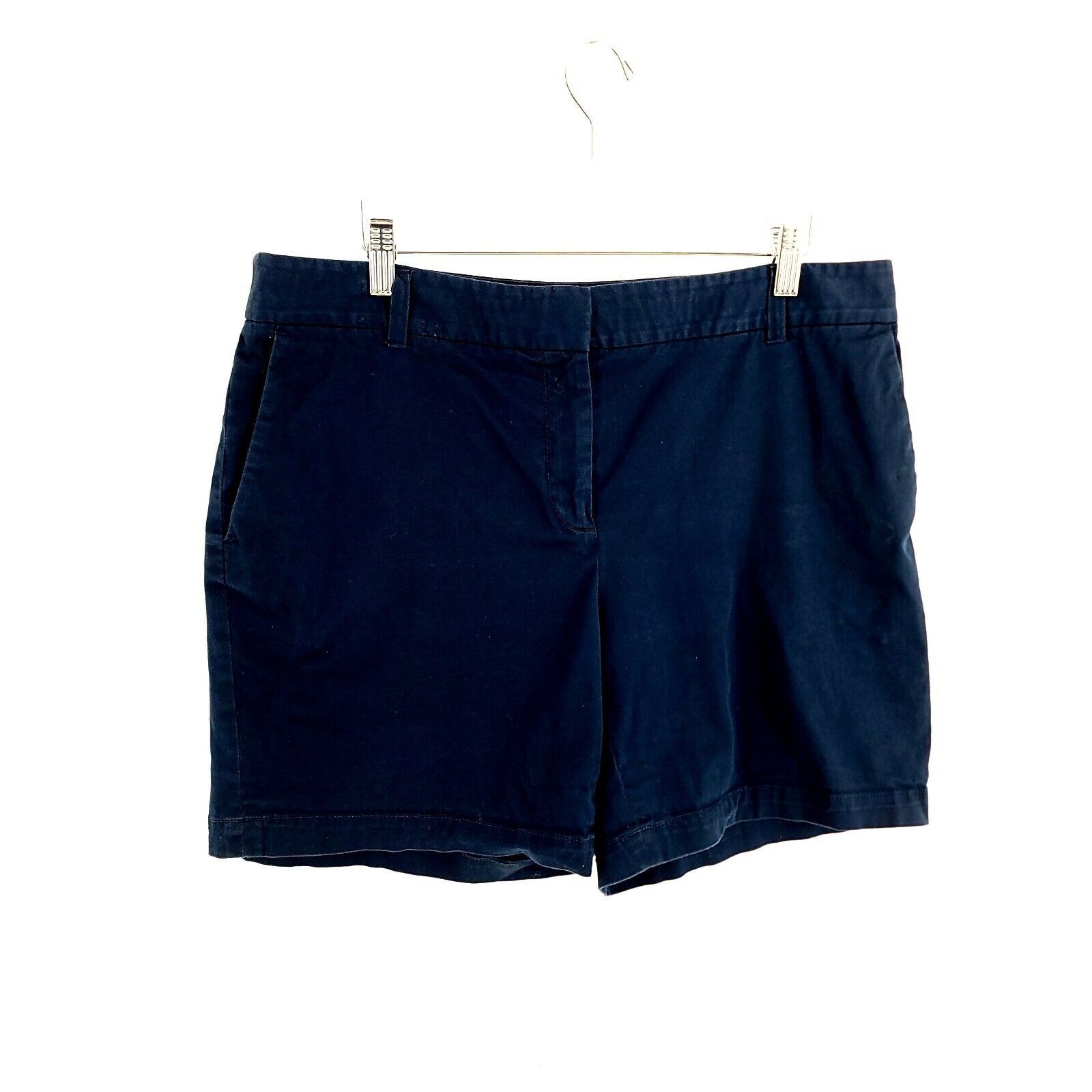Liz Claiborne Liz Claiborne New York Jackie Blue Chino Shorts Shorts 14 35 Size 35" - 1 Thumbnail