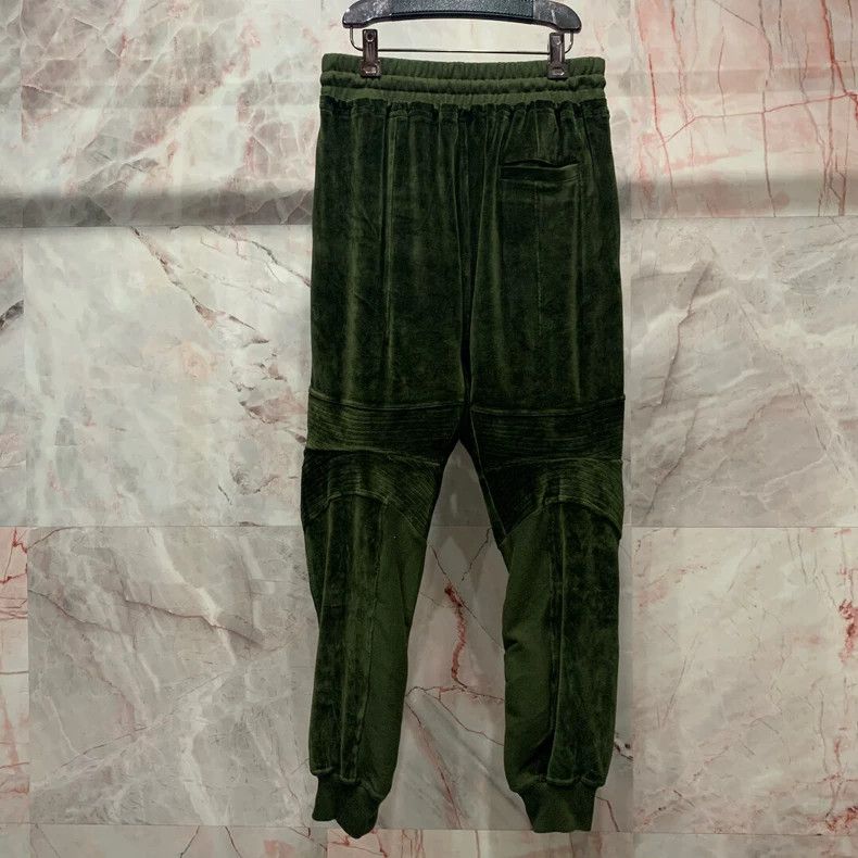 Haider Ackermann haider ackermann size s 2020 green velvet sweatpants Size US 28 / EU 44 - 2 Thumbnail