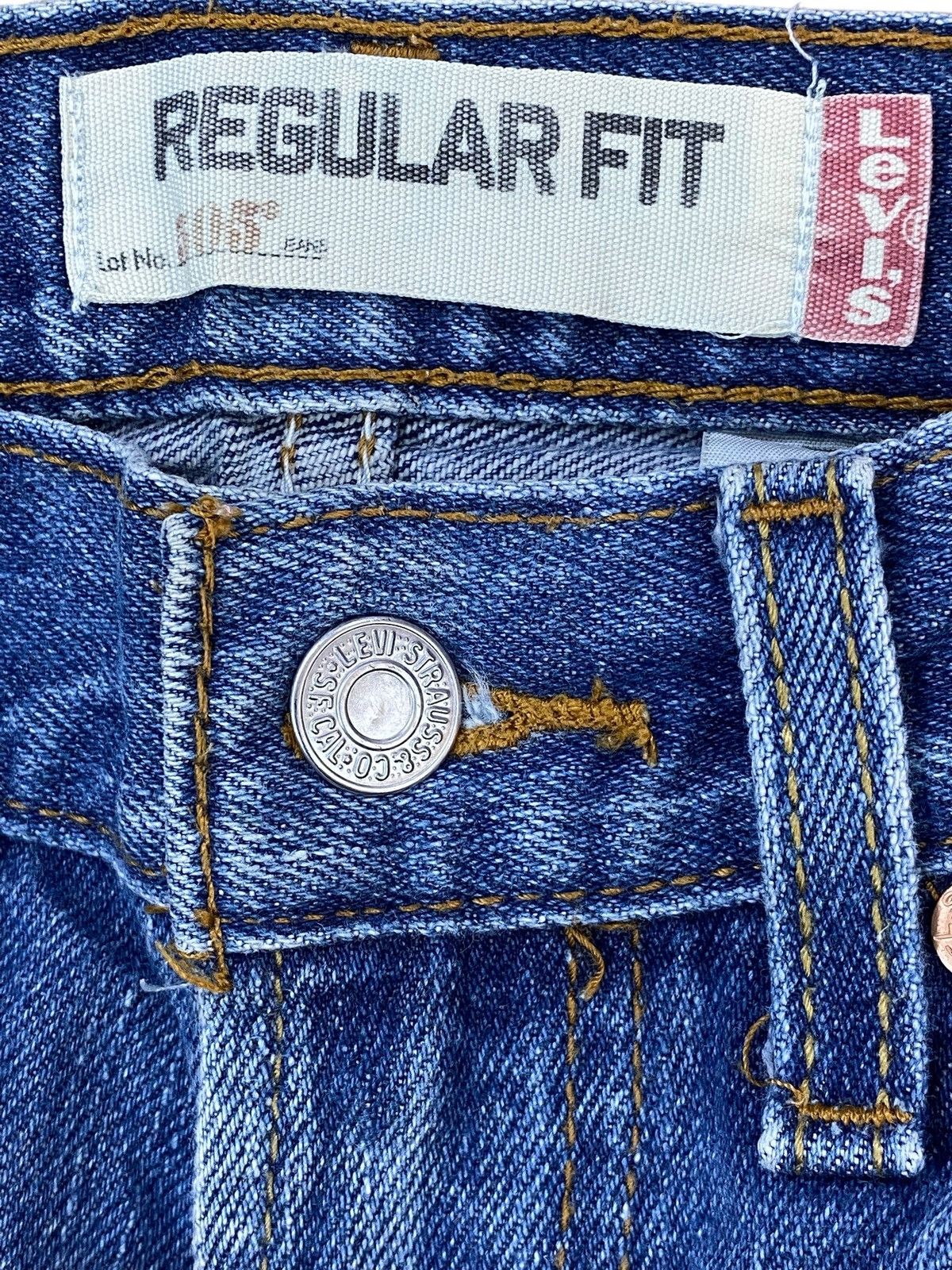 Levi's Levi’s Blue Wash Distressed Skinny Style Jean Size US 30 / EU 46 - 10 Thumbnail
