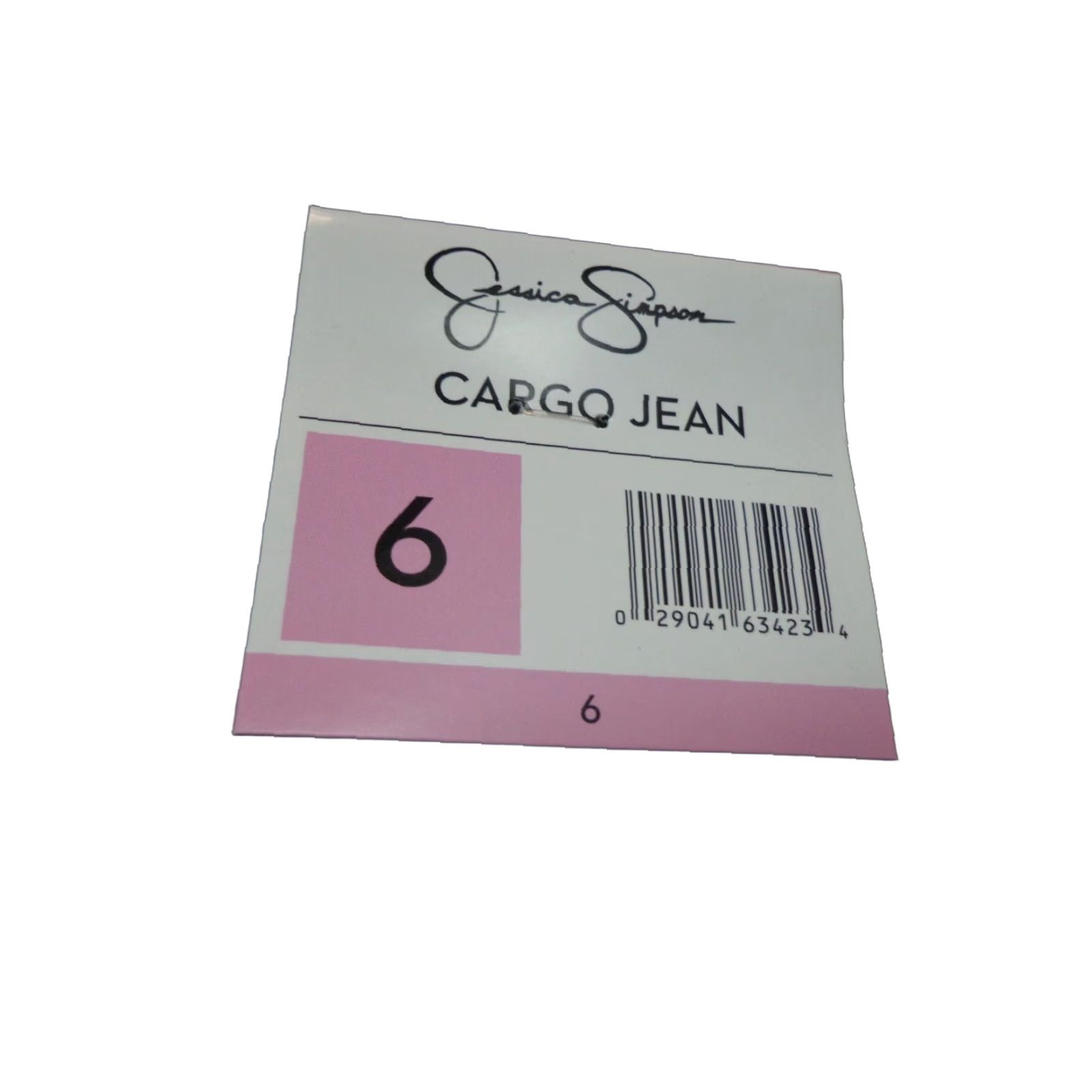 Jessica Simpson Jessica Simpson Women's High Rise Wide Leg Stretch Cargo Jeans Wahsed Black Sz 6 Size 28" / US 6 / IT 42 - 1 Thumbnail