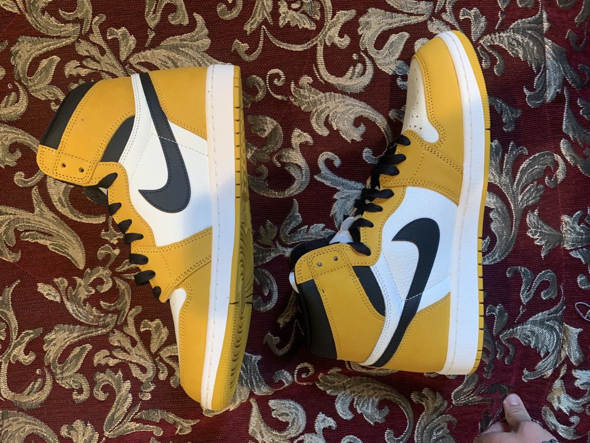 image of Jordan Brand 1 Yellow Ochre Shoes, Men's (Size 11)