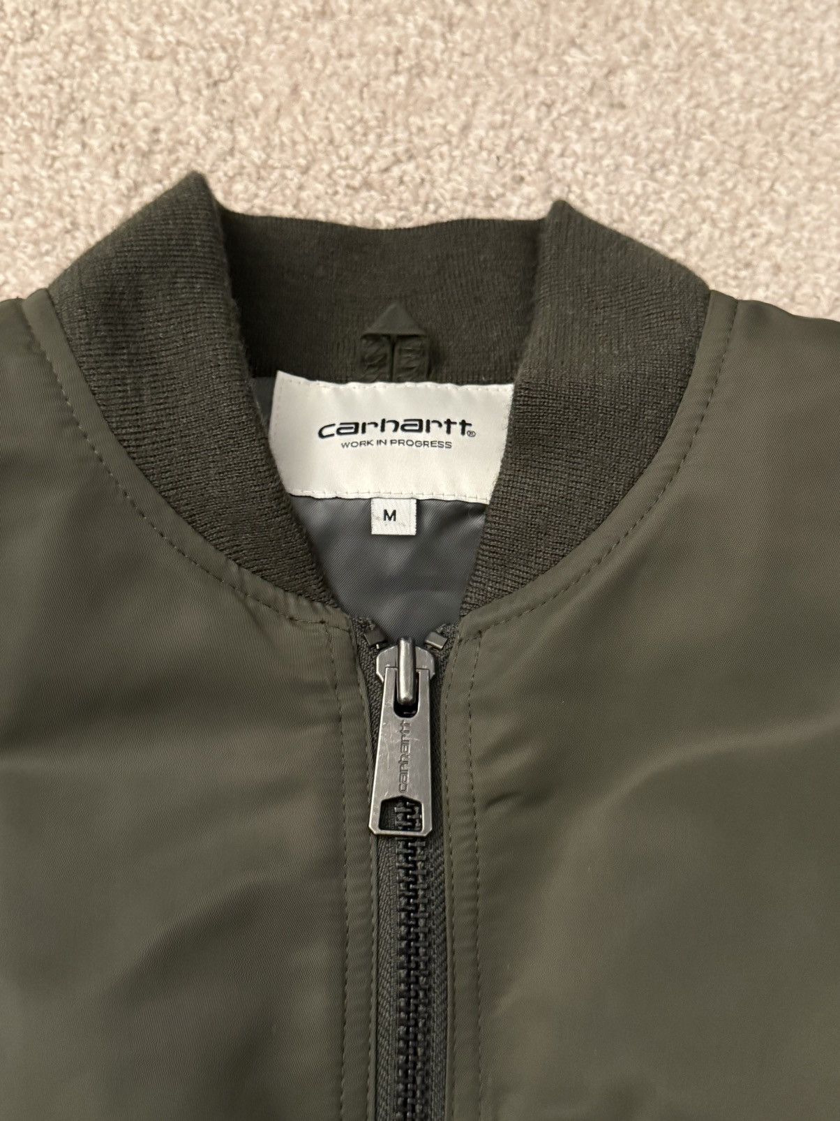 Carhartt Wip Carhartt Wip Khaki Olten Bomber Jacket Size US M / EU 48-50 / 2 - 3 Thumbnail
