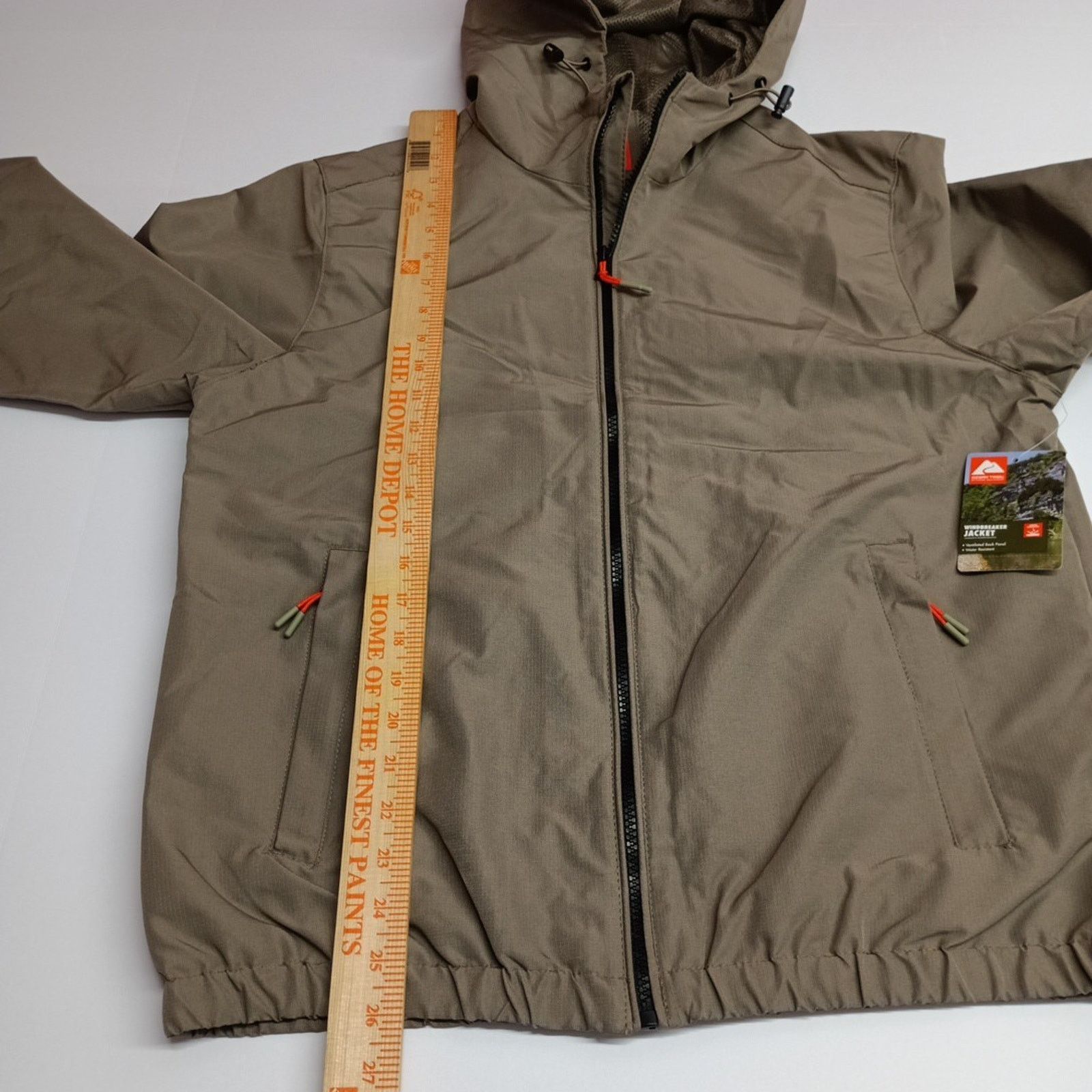 Other Ozark Trail Windbreaker Jacket Men's S Taupe Falls Pockets Size US S / EU 44-46 / 1 - 7 Thumbnail