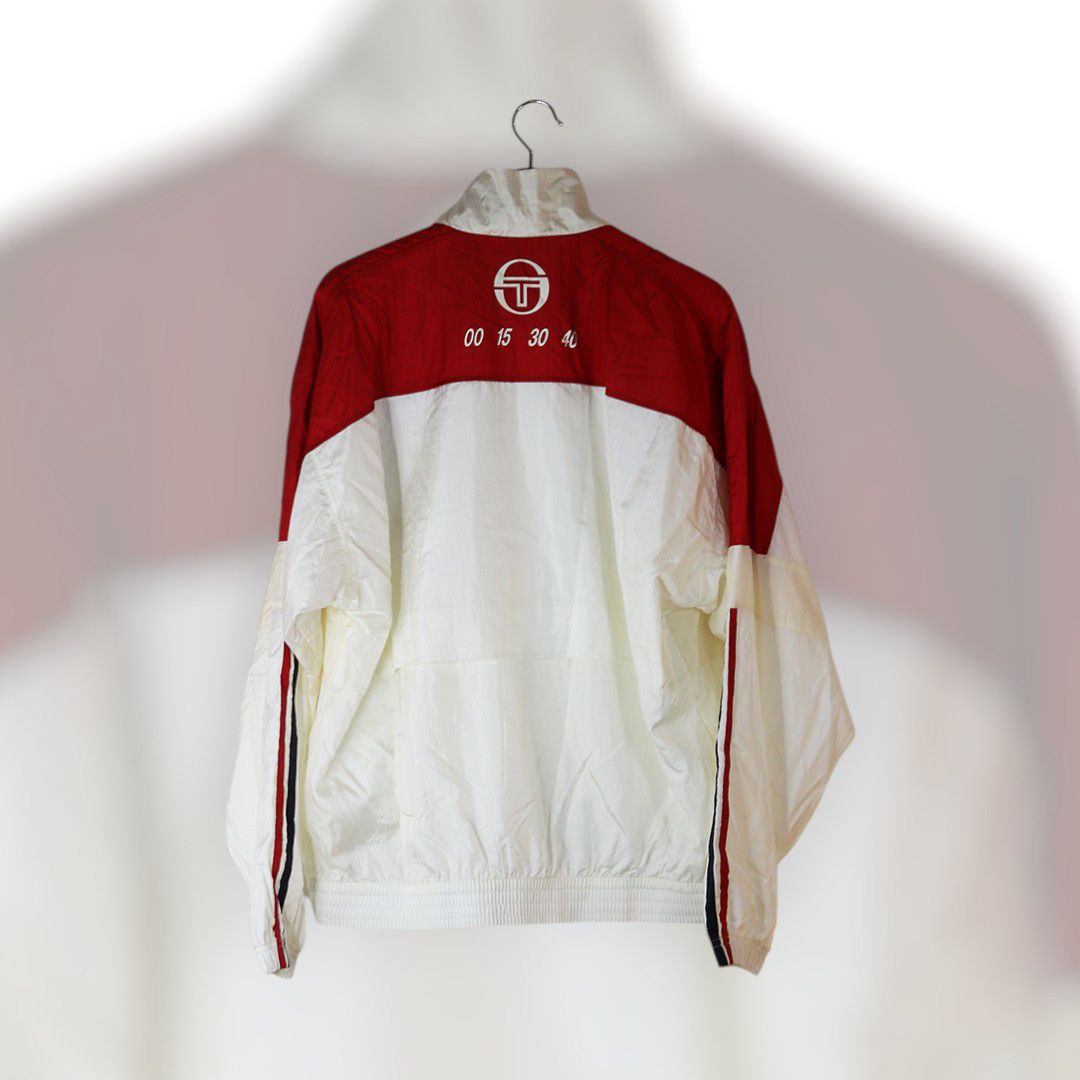 Sergio Tacchini Vintage Sergio Tacchini Windbreaker Jacket 90s Tennis Size US XL / EU 56 / 4 - 2 Thumbnail