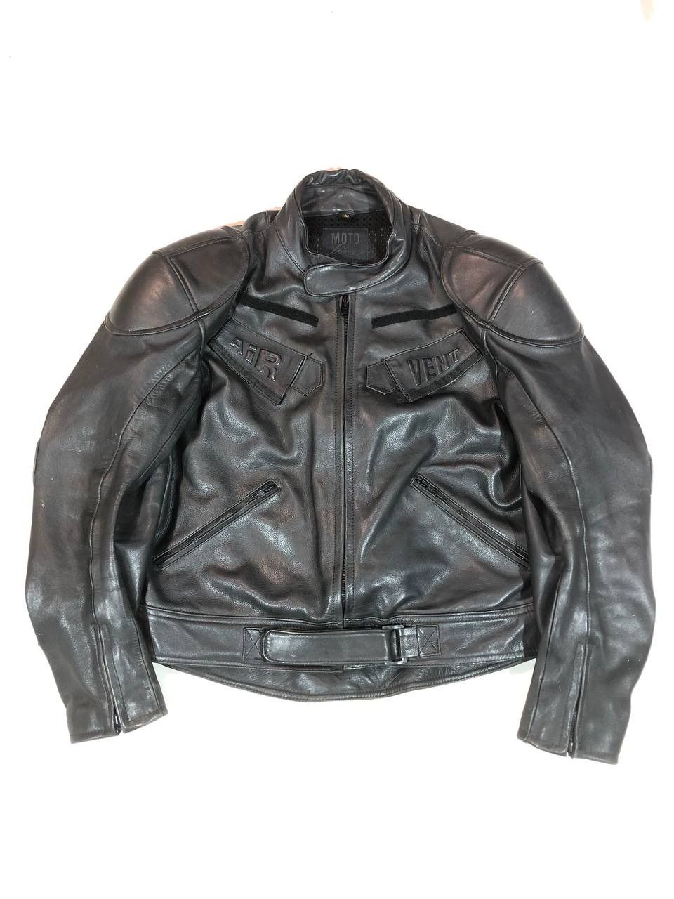 Other Moto Line Racing Biker Leather Jacket Black Style Size US XL / EU 56 / 4 - 1 Thumbnail