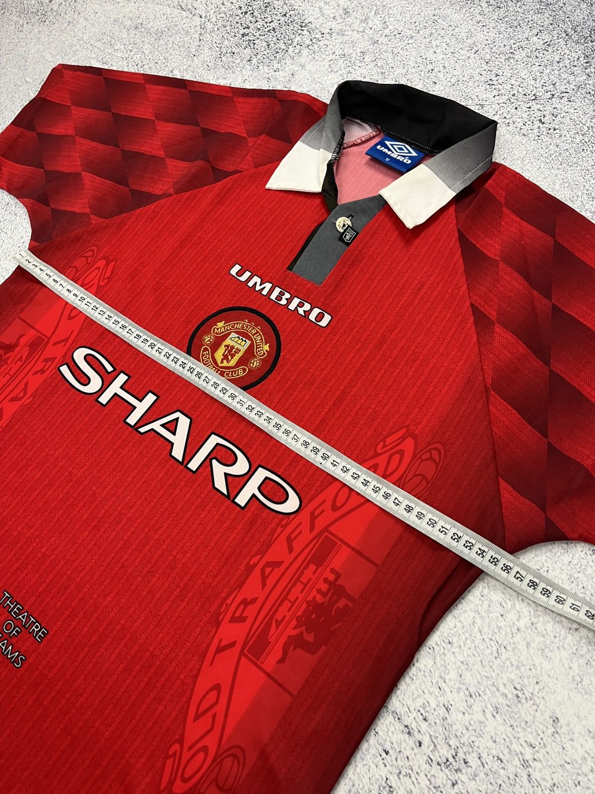 Umbro Vintage Umbro Manchester United 1996-98 Soccer Jersey Rare Size US M / EU 48-50 / 2 - 7 Thumbnail