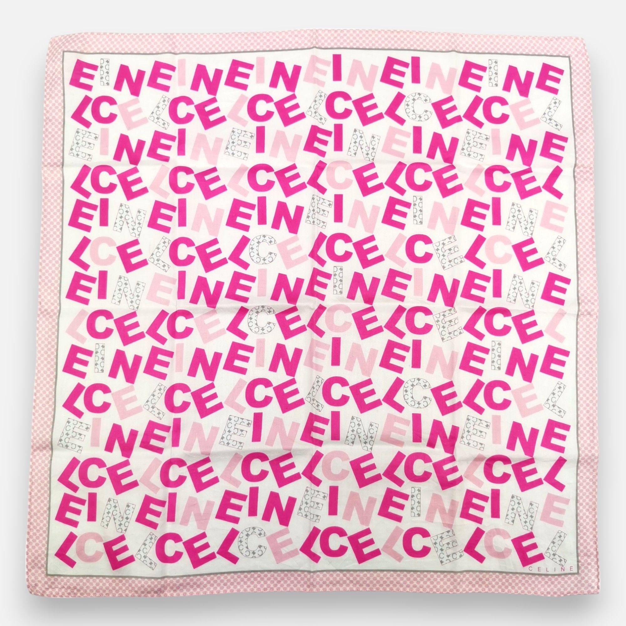 Celine × Vintage Vintage Celine Handkerchief Pocket Square Bandana Size ONE SIZE - 3 Thumbnail