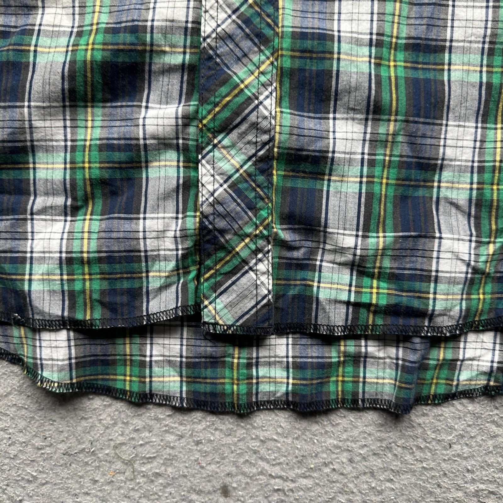 Wrangler Wrangler X-Long Tail 16.5 34 Plaid Green Shirt L Mens Green Size US L / EU 52-54 / 3 - 7 Thumbnail