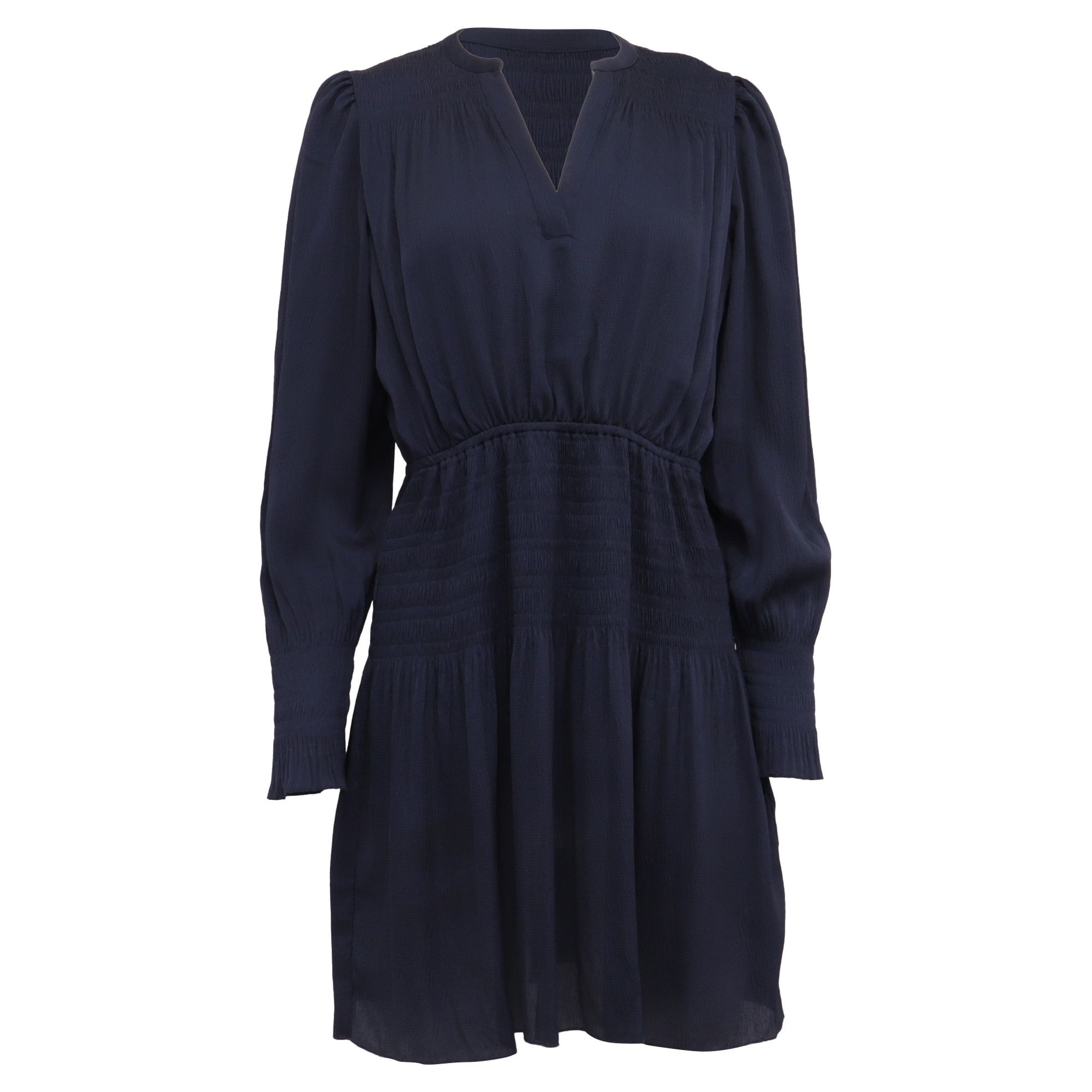ba&sh Ba&sh Kosee Dress in Navy Blue Polyester Size S / US 4 / IT 40 - 1 Thumbnail