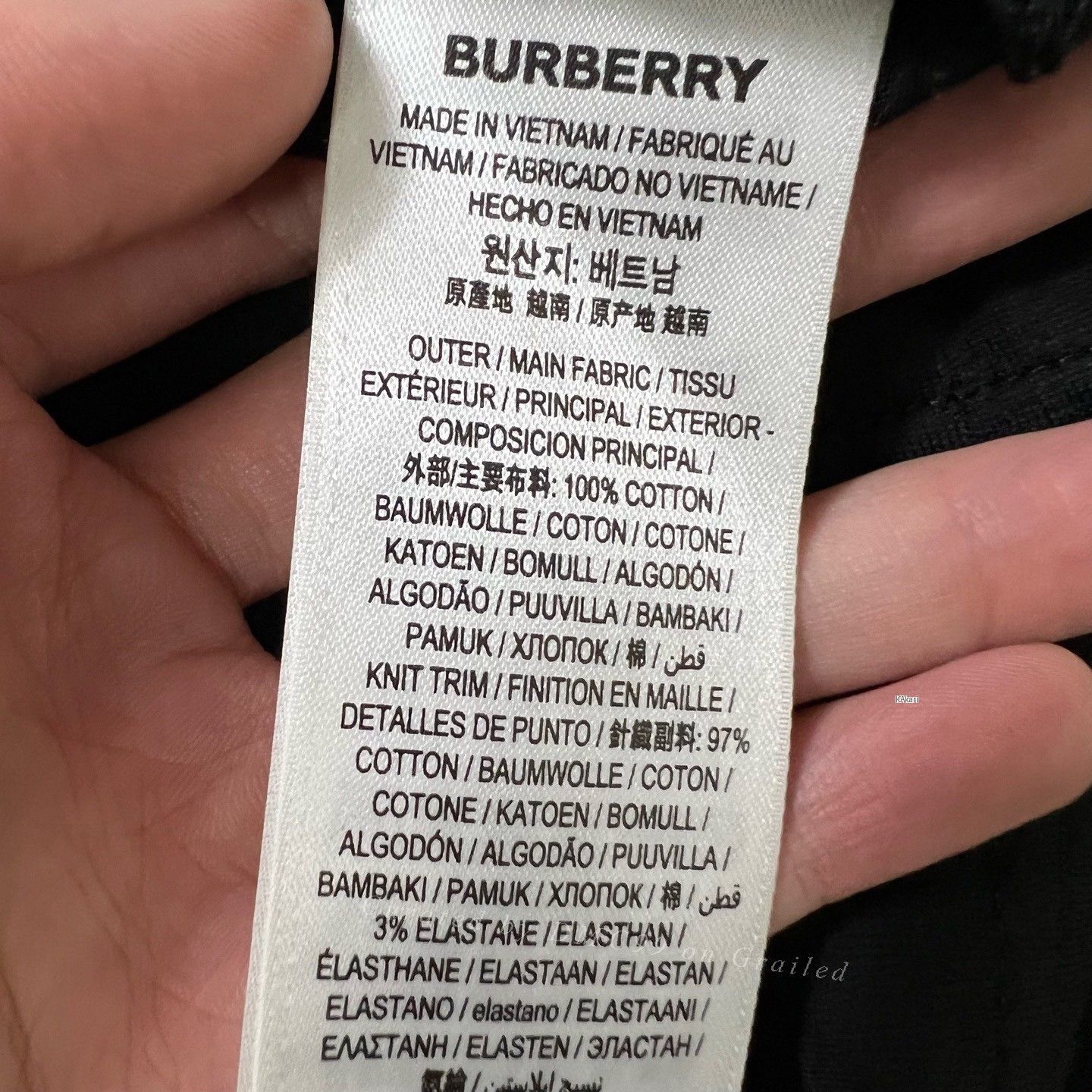 Burberry Burberry Short-Sleeve T-Shirt Size S Size US S / EU 44-46 / 1 - 5 Thumbnail