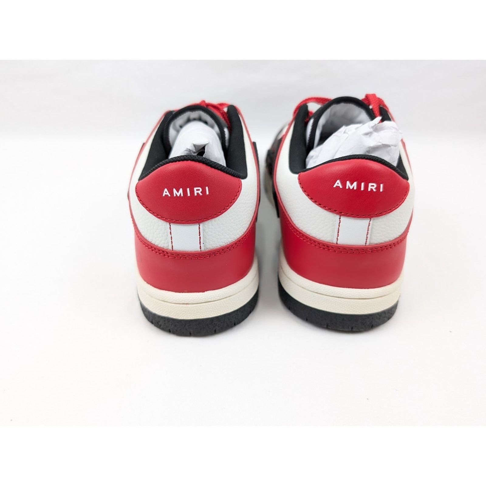 Amiri o1rshd1 Skeleton Low-Top Sneakers in Black/Red Size US 10 / EU 43 - 20 Thumbnail