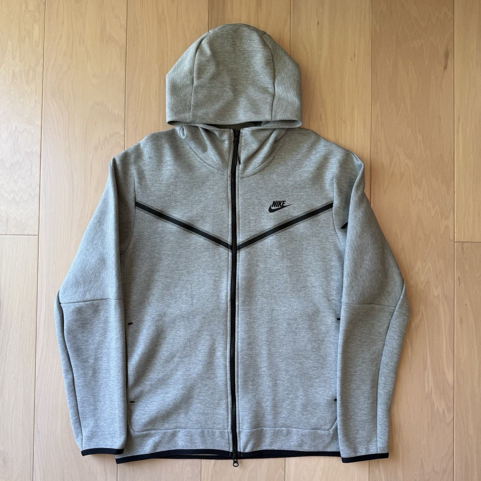 Nike Nike Tech Fleece Jacket L Gray Full Zip Hoodie Sportswear Size US L / EU 52-54 / 3 - 2 Thumbnail