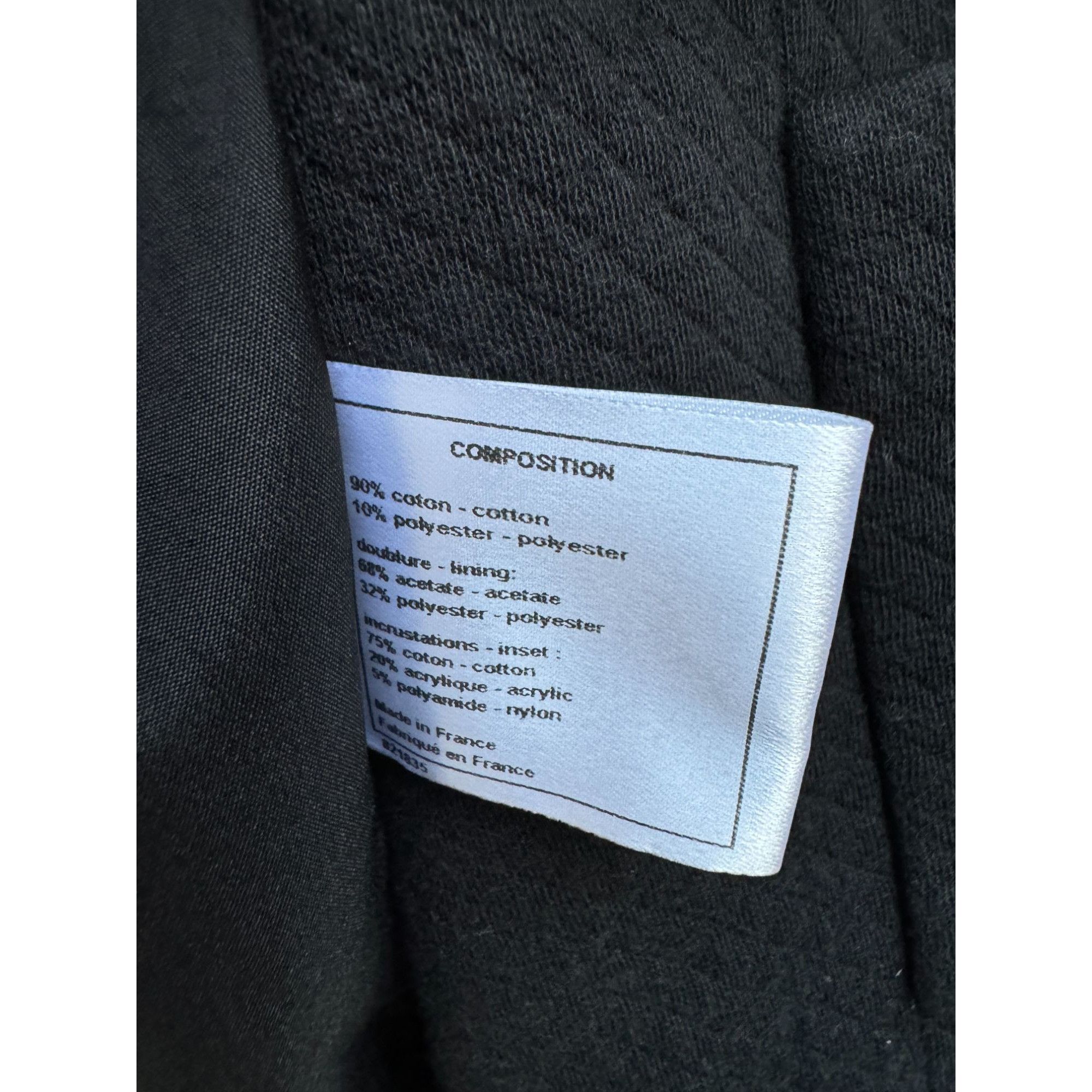 Chanel La petite veste noire Black Jacket Size M / US 6-8 / IT 42-44 - 7 Thumbnail