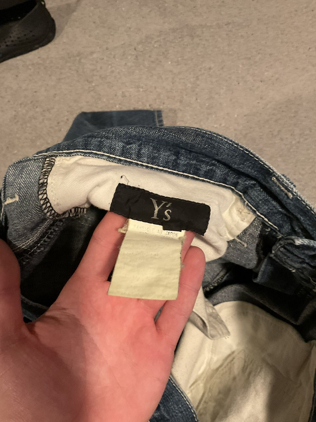 Yohji Yamamoto Y's for men jeans Size US 32 / EU 48 - 4 Thumbnail