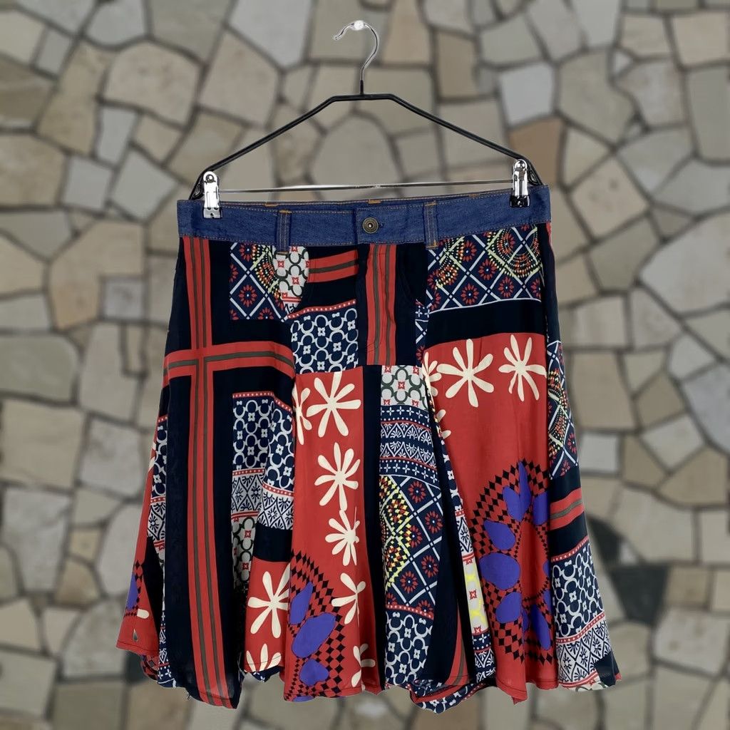 Desigual Desigual womens multicolored Skirt Size 40 Size 27" / US 4 / IT 40 - 1 Thumbnail