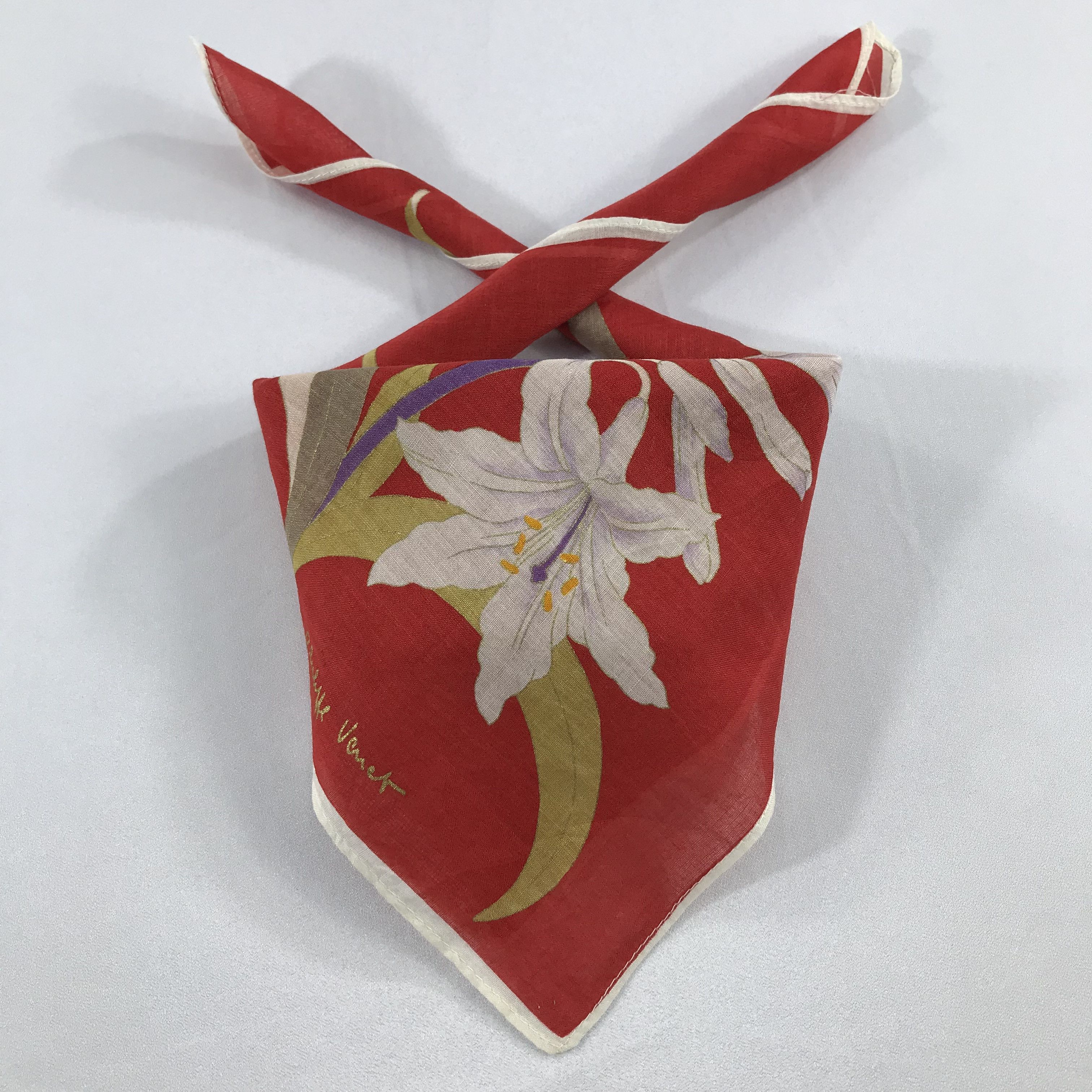 Vintage Philippe Venet Bandana / Handkerchief / Neckerchief - S1984 Size ONE SIZE - 3 Thumbnail