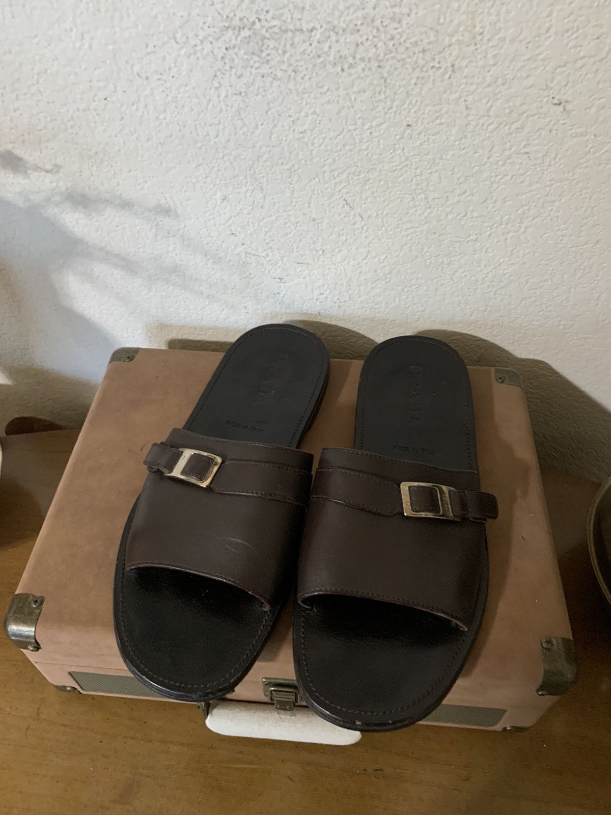 Prada Novo Calf sandals style # 2X1969 Size US 11 / EU 44 - 1 Thumbnail