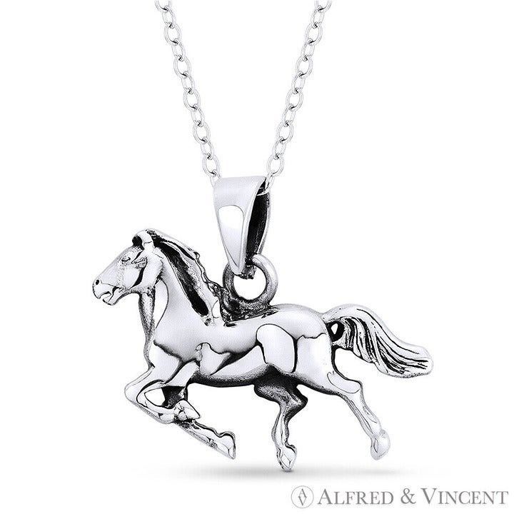 Other Galloping Stallion Horse Charm Animal 21x26mm Pendant Size ONE SIZE - 1 Preview