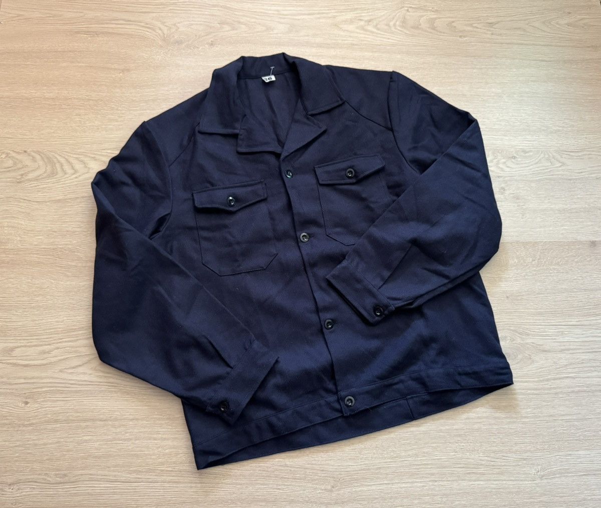 Vintage Vintage Italian Military Navy Shirt Size US XL / EU 56 / 4 - 1 Thumbnail
