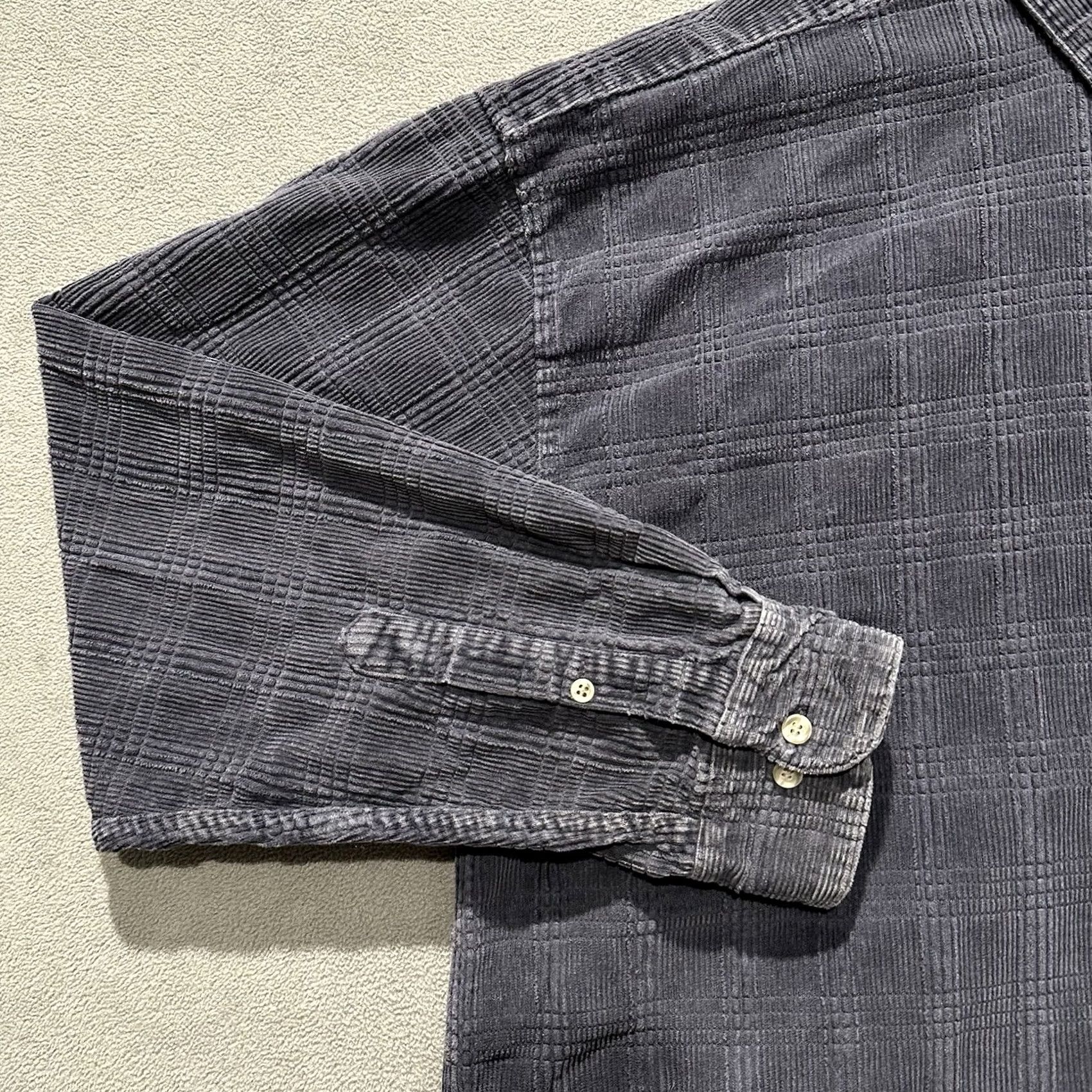All Blues Field Gear Shirt Mens 2XLT XXL Tall Blue Corduroy Button Down Long Sleeve EUC Size US XXL / EU 58 / 5 - 7 Thumbnail