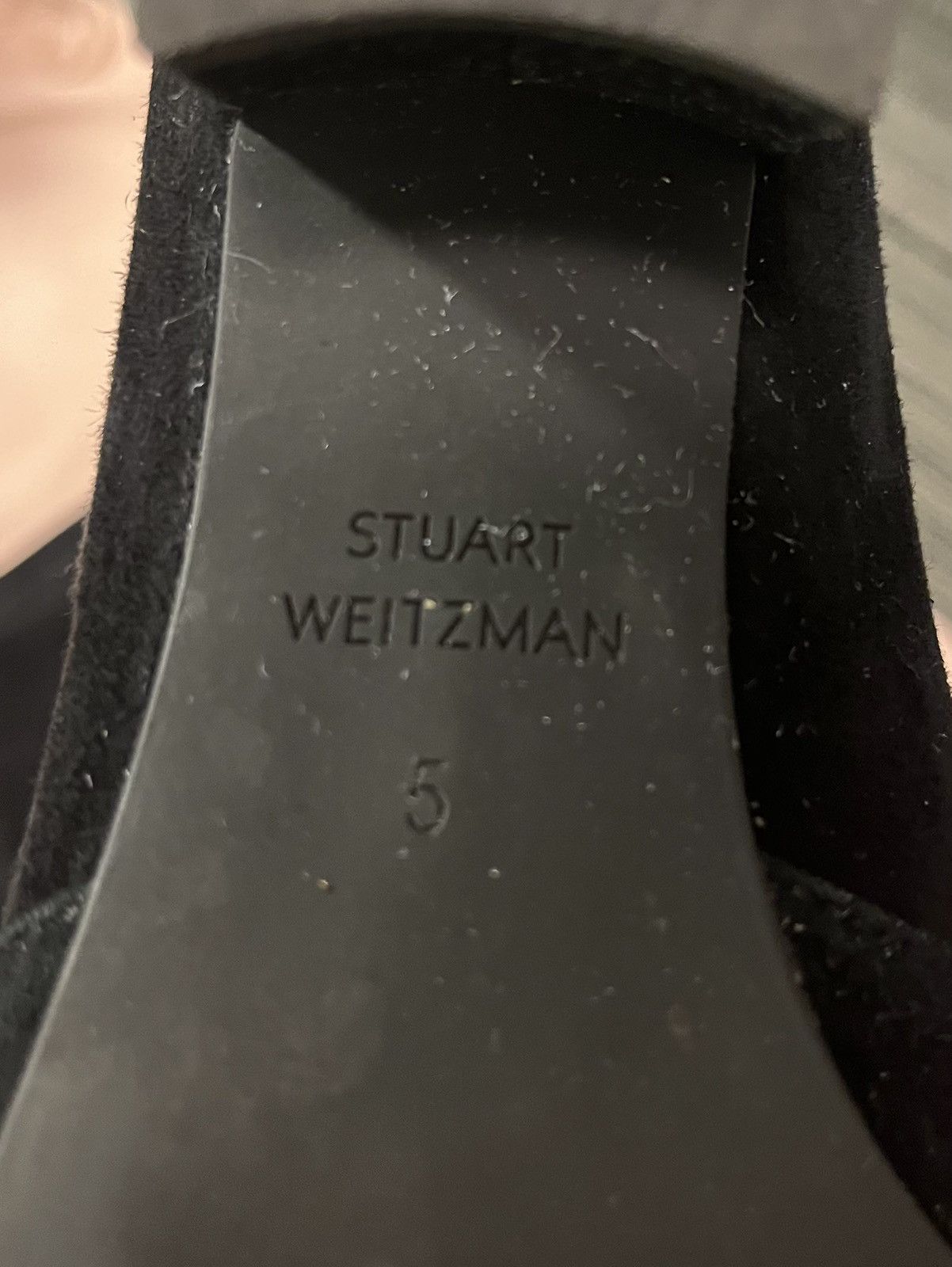 Stuart Weitzman Stuart Weitzman Black Suede Over-the-Knee Boots Size US 5 / IT 35 - 5 Thumbnail