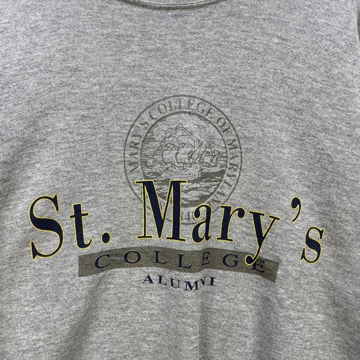 Jansport 💥Vintage 90s Jansport St Mary College Crewneck Sweatshirt Size US L / EU 52-54 / 3 - 3 Thumbnail