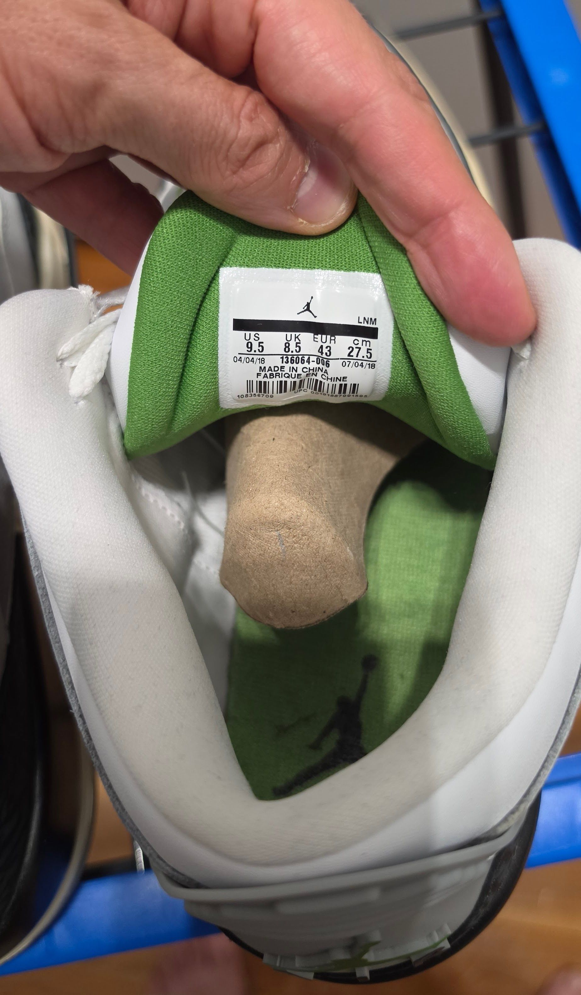 Jordan Brand Jordan 3 Retro Chlorophyll (US 9.5) Size US 9.5 / EU 42-43 - 7 Thumbnail