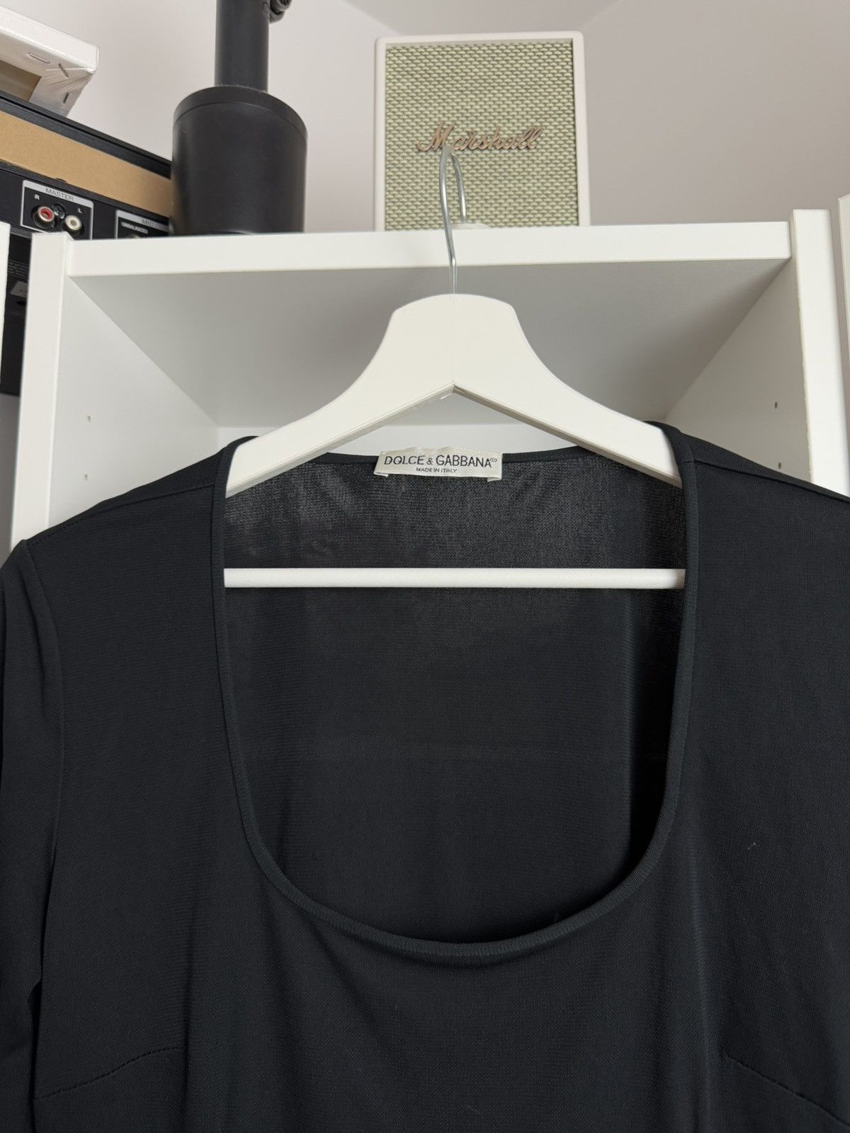 Designer × Dolce & Gabbana × Vintage Vintage 90s Dolce & Gabbana black longsleeve t-shirt S opium Size S / US 4 / IT 40 - 3 Thumbnail