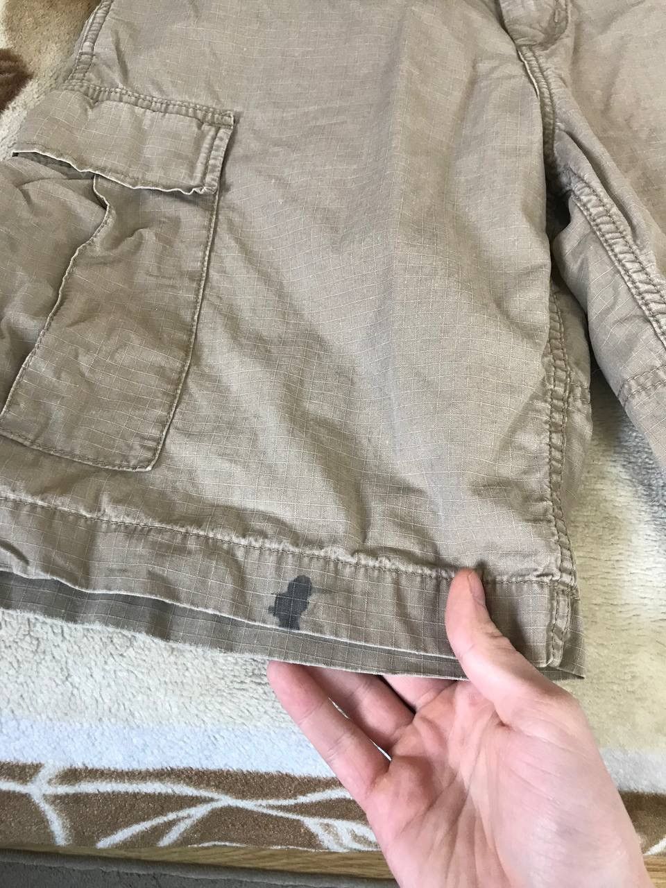 Carhartt × Vintage 🔥 Carhartt Mens Cargo Shorts Work Logo Distressed Vintage Size US 32 / EU 48 - 5 Thumbnail