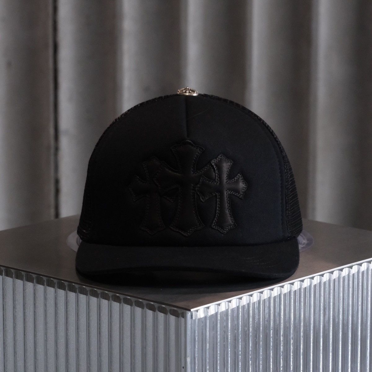 Chrome Hearts CHROME HEARTS TRUCKER CAP - CEMETERY PATCHWORK Size ONE SIZE - 1 Thumbnail