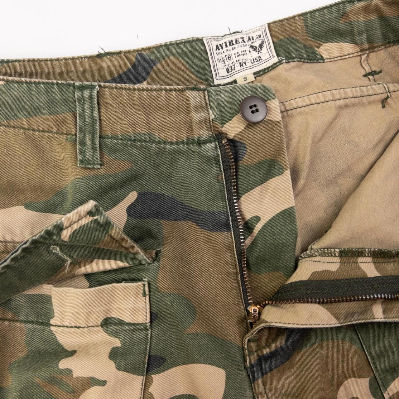 Avirex Vintage AVIREX Camo Cargo Pocket Trousers Size W31 Size US 30 / EU 46 - 5 Thumbnail