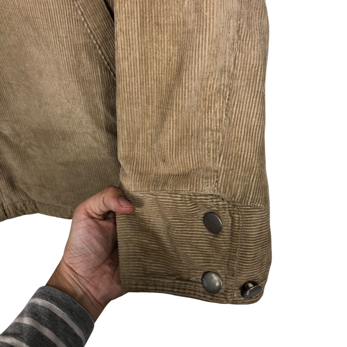 Japanese Brand 📌Vintage Biker Jacket Flat Linner Sherpa Blanket Size US L / EU 52-54 / 3 - 16 Thumbnail