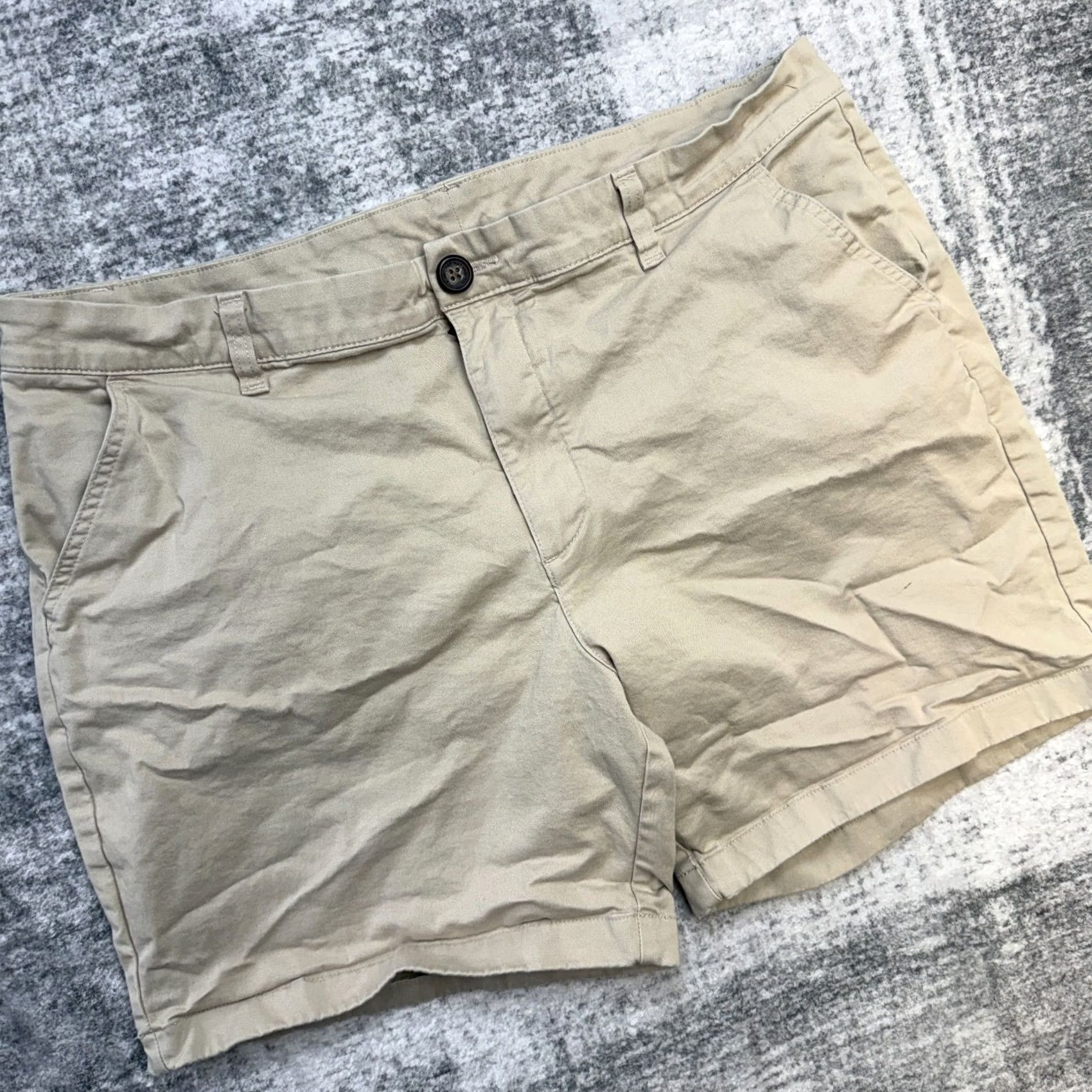 Chubbies Chubbies Shorts Chino Regular Fit Stretch Khaki Beach 7" Inseam 38 (Fit 36) Mens Size US 38 / EU 54 - 2 Thumbnail