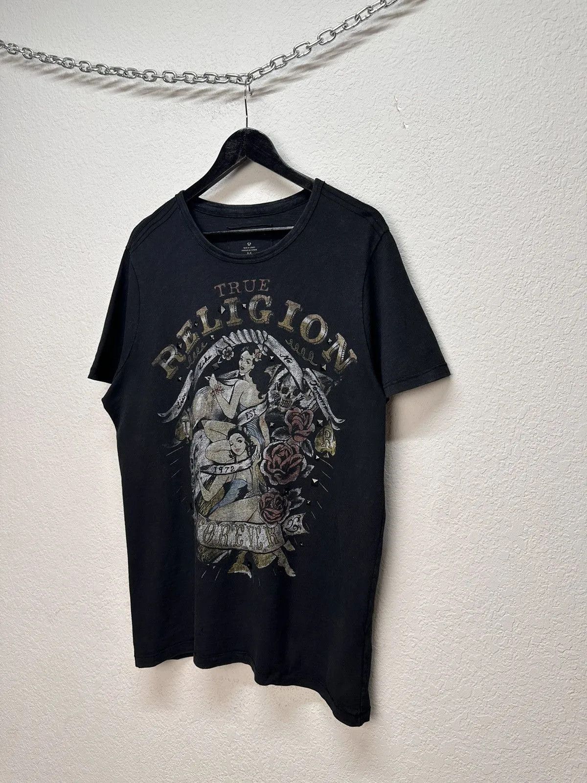 Affliction Vintage True Religion USA T-shirt Y2K streetwear Japan Size US XL / EU 56 / 4 - 2 Thumbnail