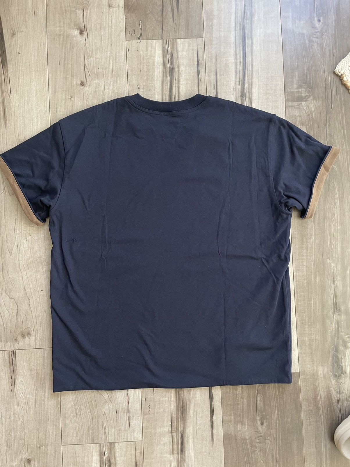 Bottega Veneta Bottega Veneta Double Layer T Shirt Navy size S Size US M / EU 48-50 / 2 - 2 Thumbnail