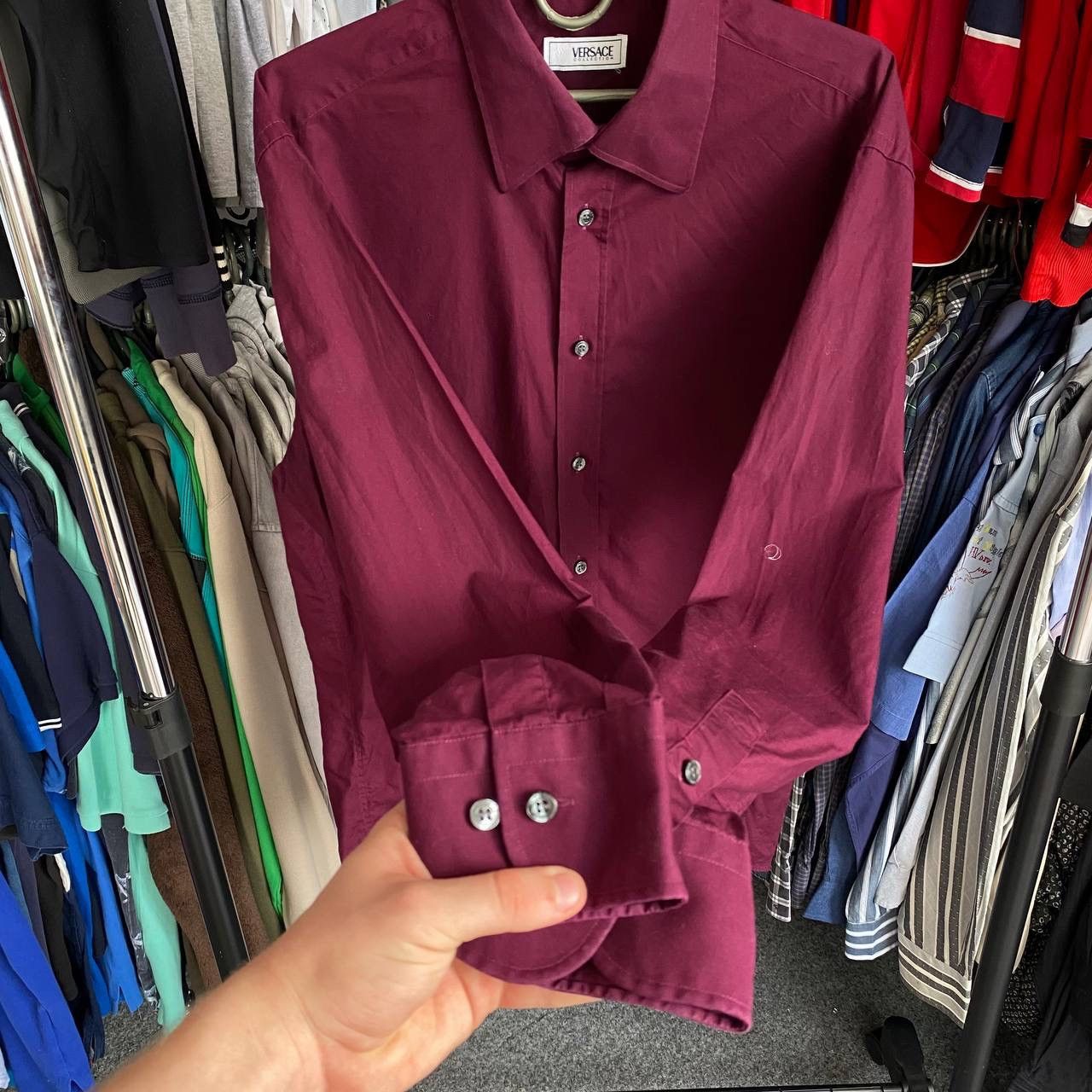 Designer × Versace Luxury Versace Collection Basic designer streetwear shirt Size US L / EU 52-54 / 3 - 6 Thumbnail