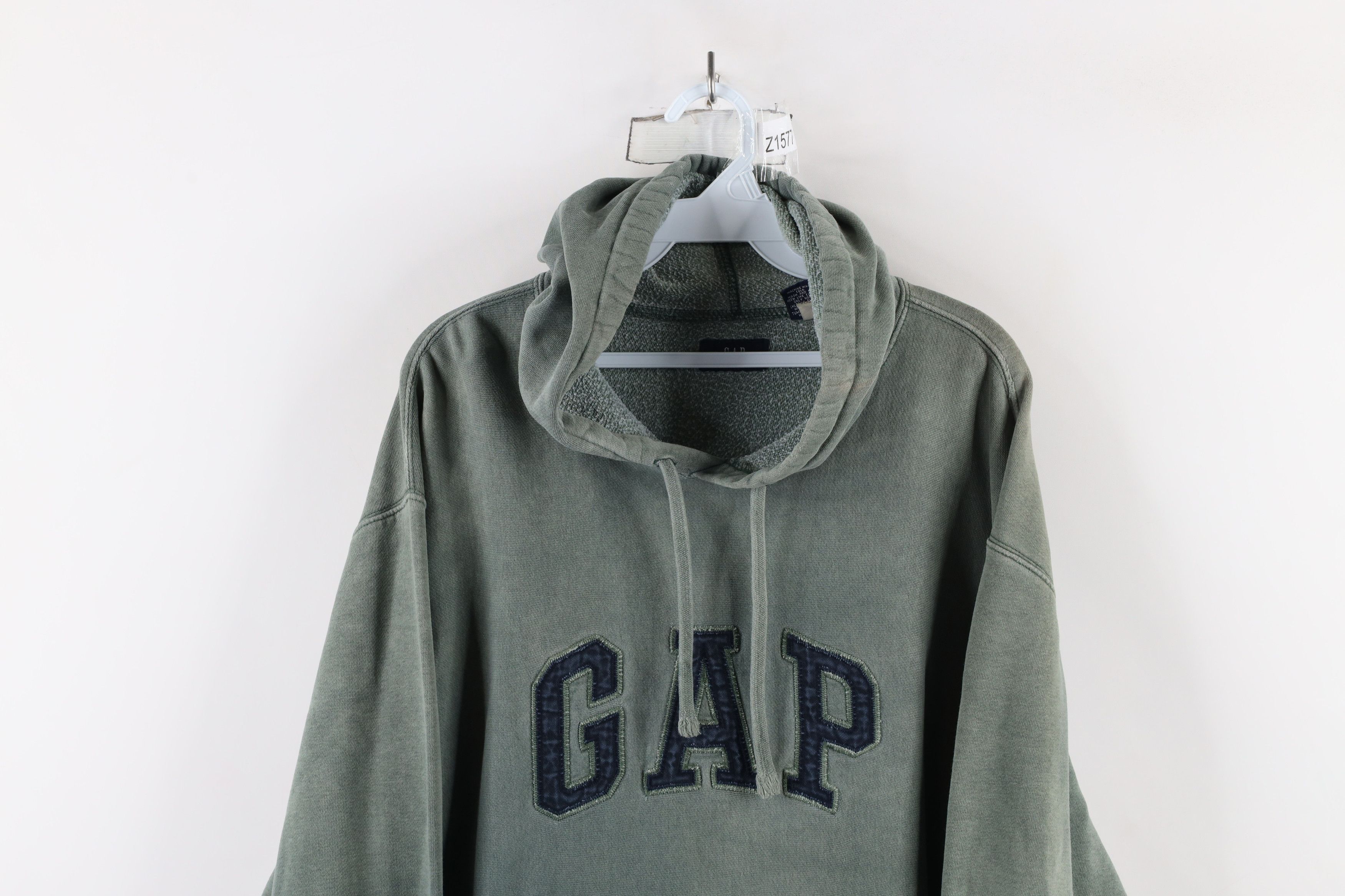 Gap × Vintage Vintage Y2K 2001 Gap Spell Block Letter Hoodie Sweatshirt Size US L / EU 52-54 / 3 - 2 Thumbnail