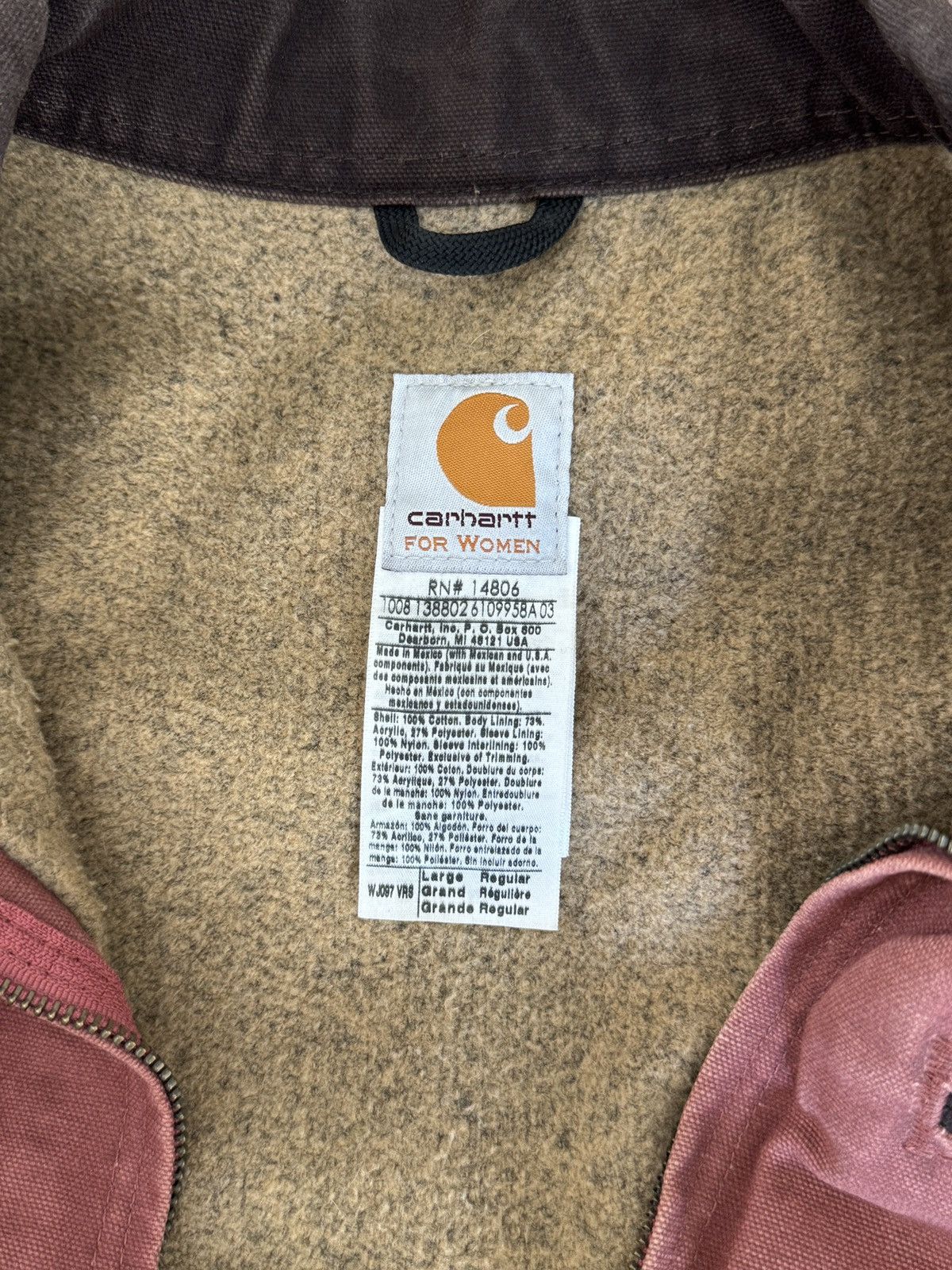 Carhartt Vintage Carhartt Detroit Jacket Pink Size US M / EU 48-50 / 2 - 6 Thumbnail